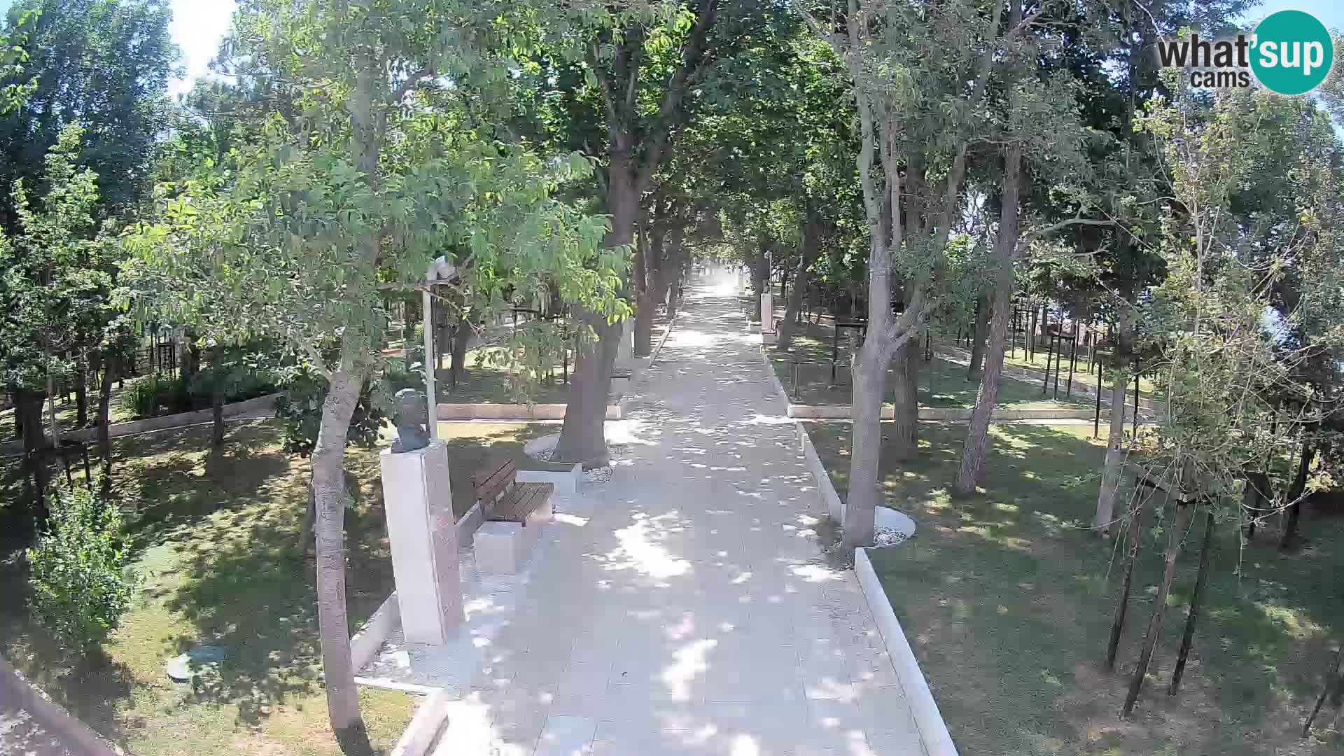 Writers’ Park Webcam Senj – Live by the Sea
