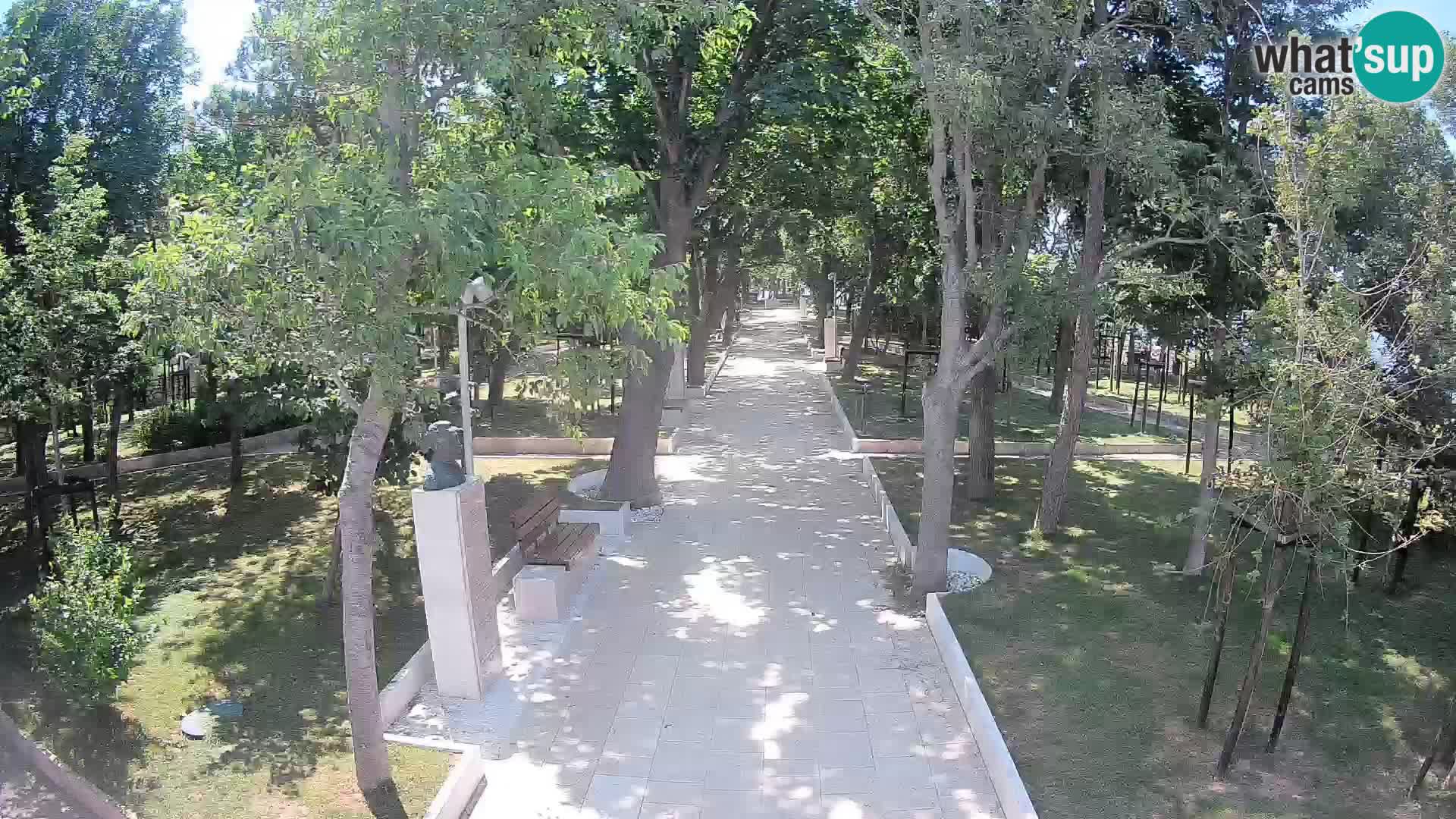 Writers’ Park Webcam Senj – Live by the Sea