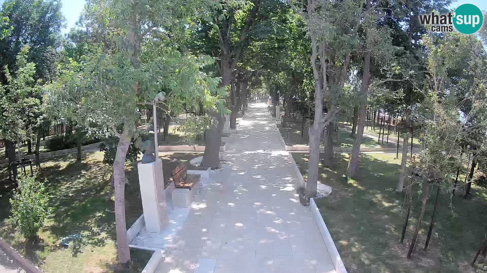 Writers’ Park Webcam Senj – Live by the Sea