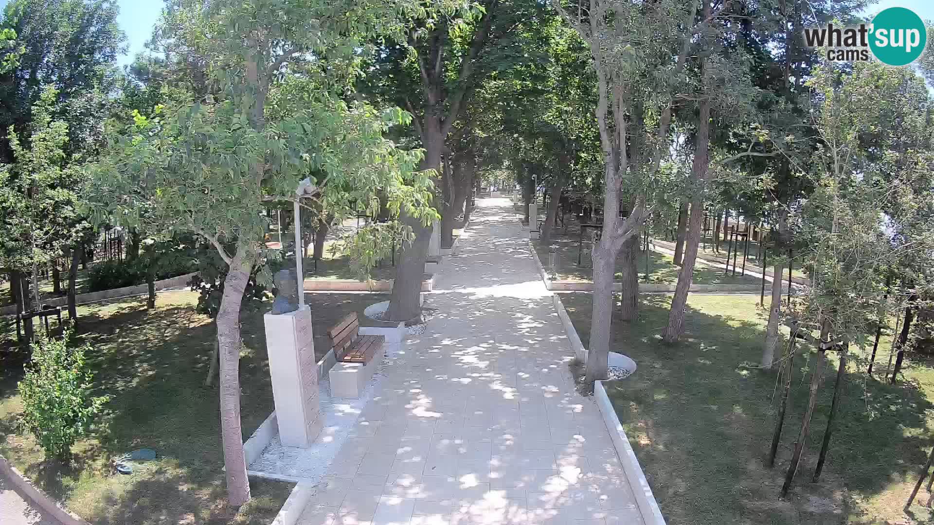 Webcam Schriftstellerpark Senj – Live am Meer