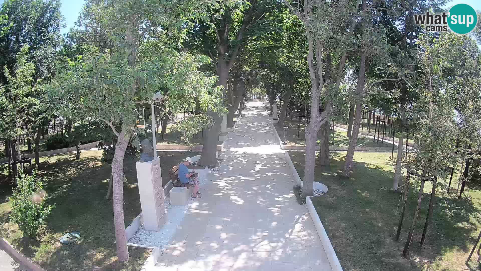 Writers’ Park Webcam Senj – Live by the Sea
