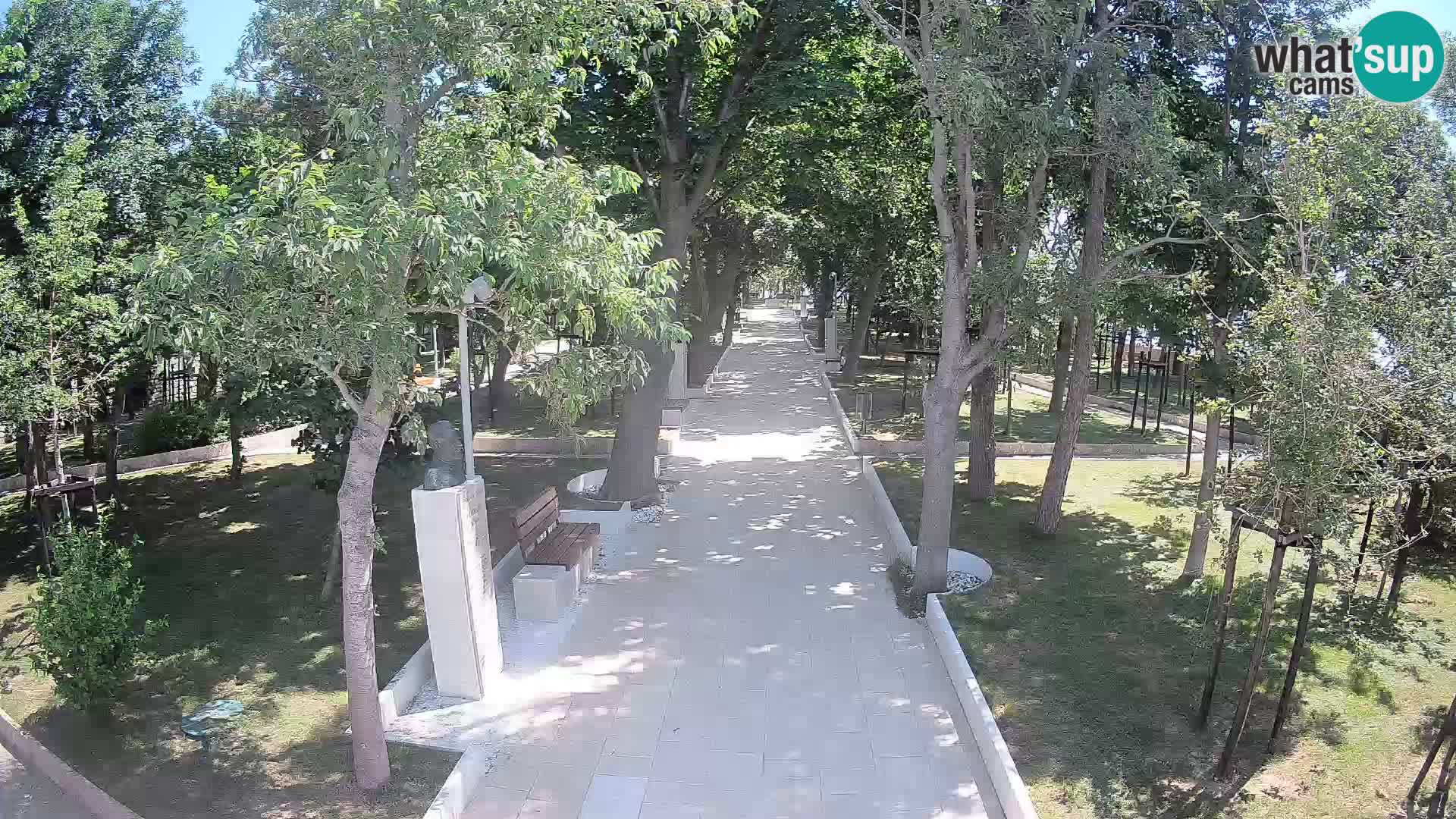 Writers’ Park Webcam Senj – Live by the Sea