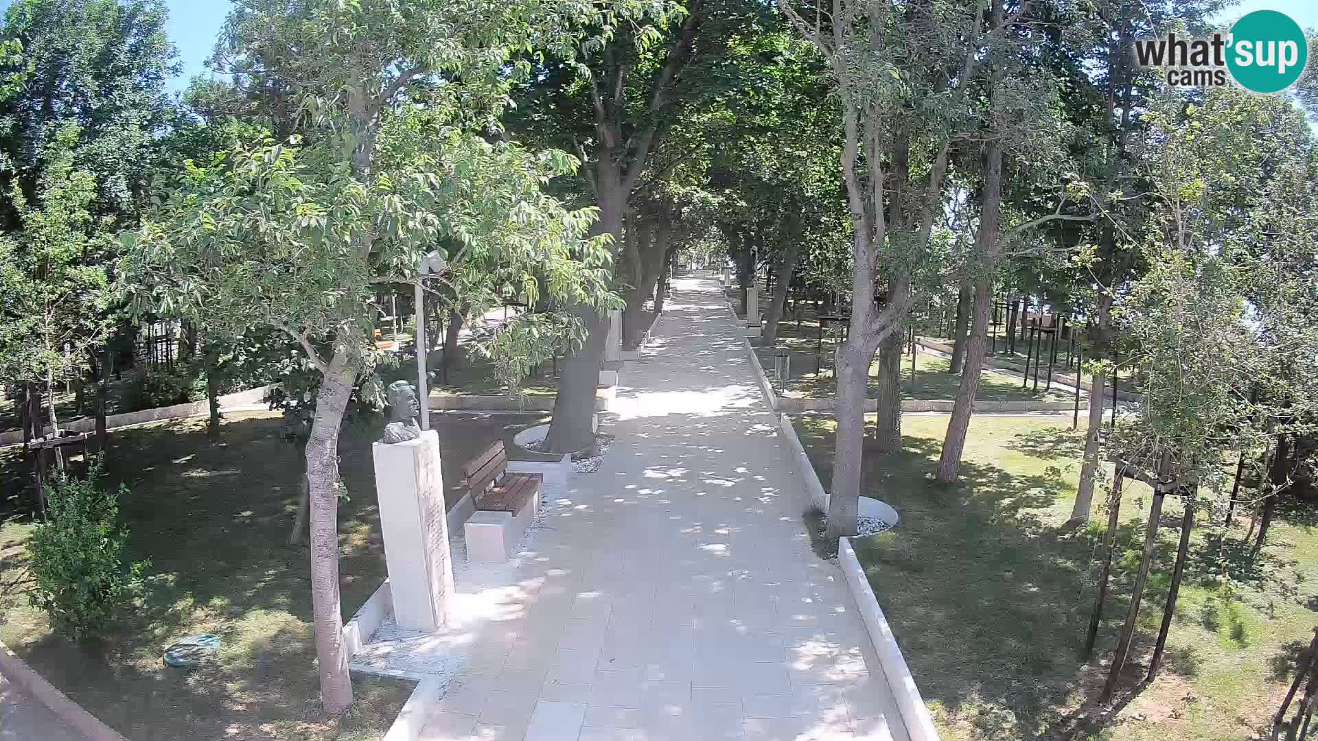 Writers’ Park Webcam Senj – Live by the Sea