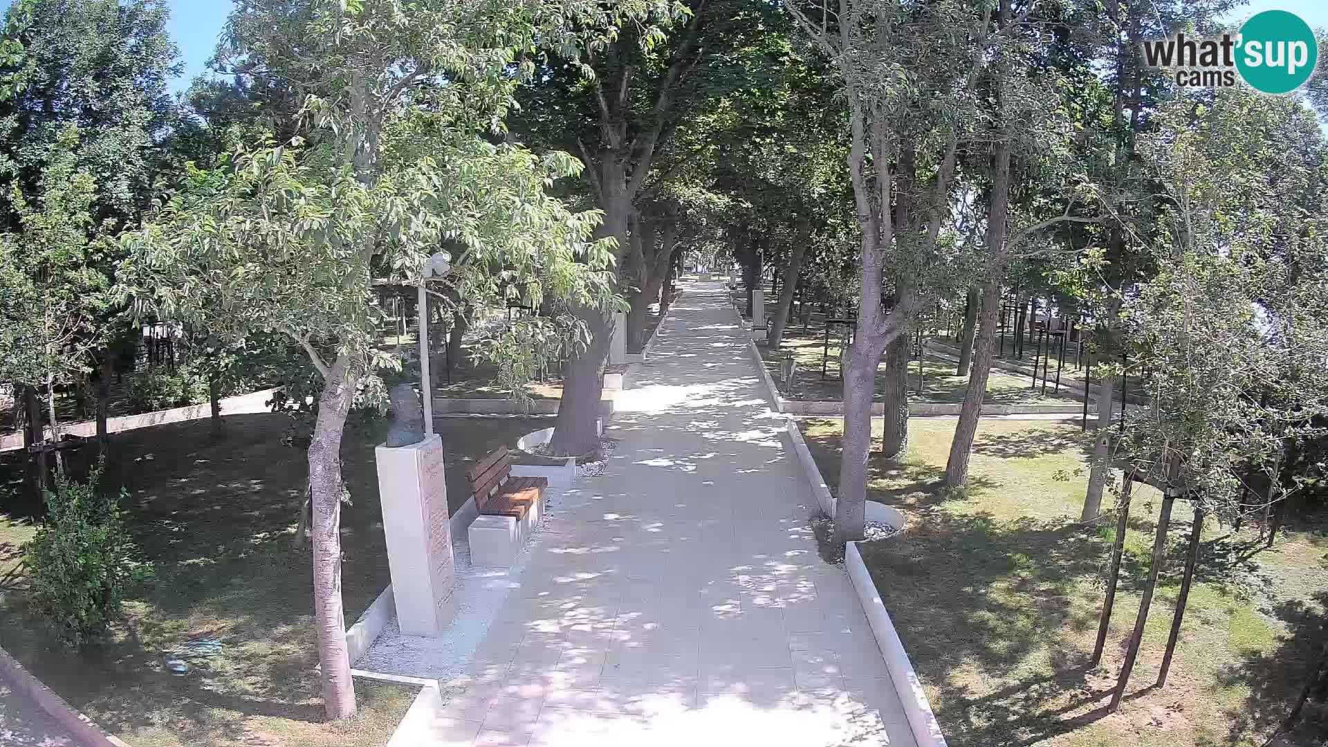 Writers’ Park Webcam Senj – Live by the Sea