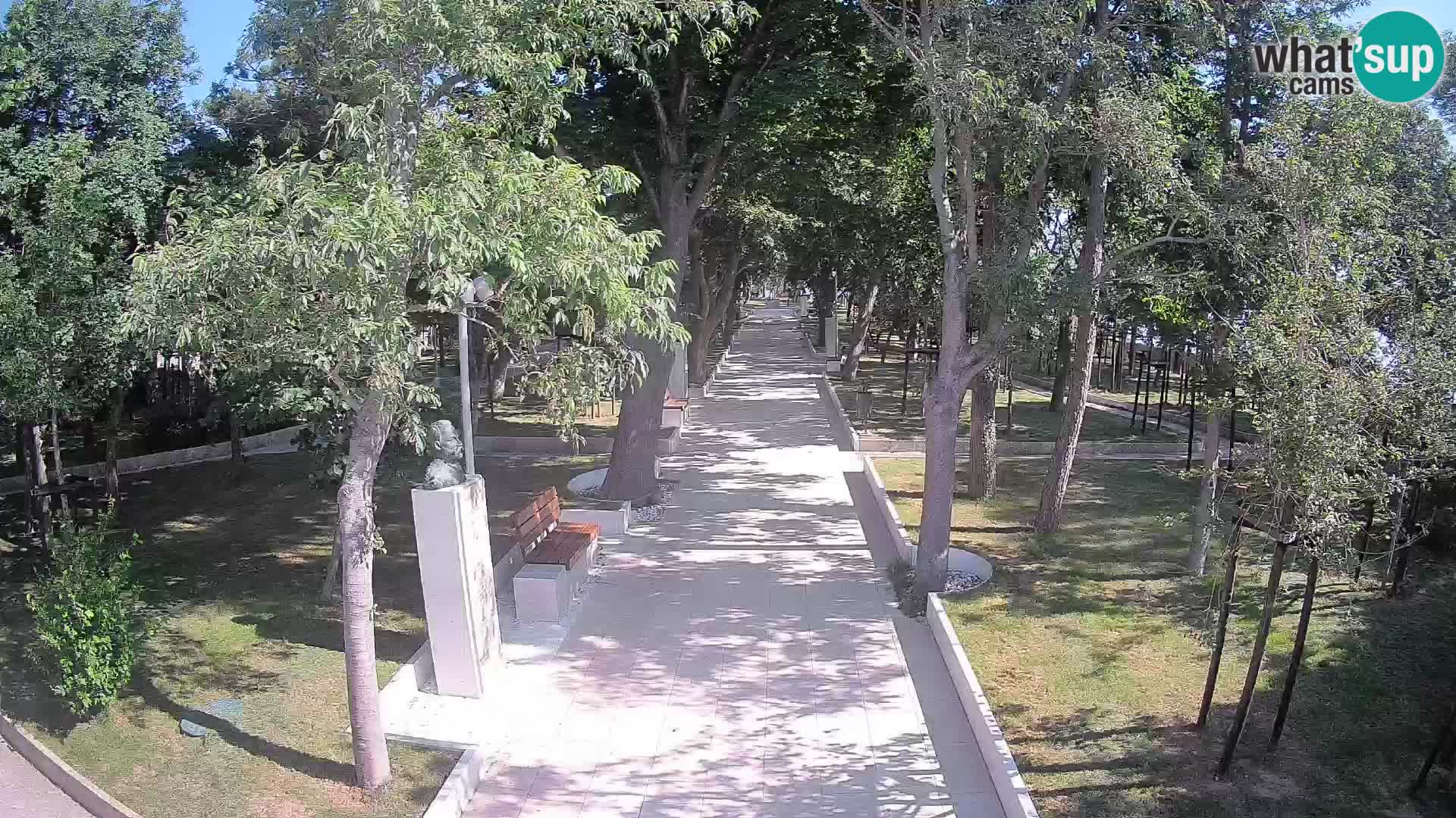 Writers’ Park Webcam Senj – Live by the Sea