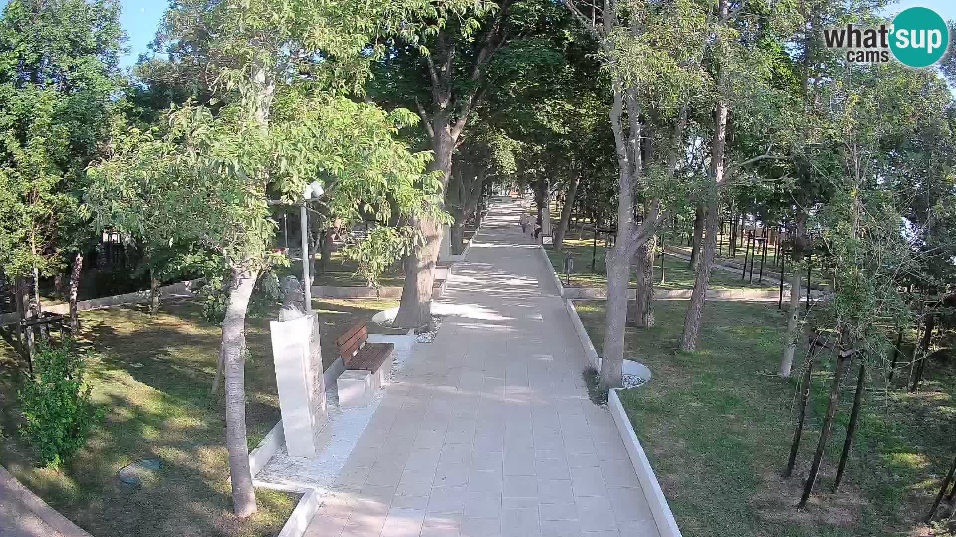 Webcam Schriftstellerpark Senj – Live am Meer