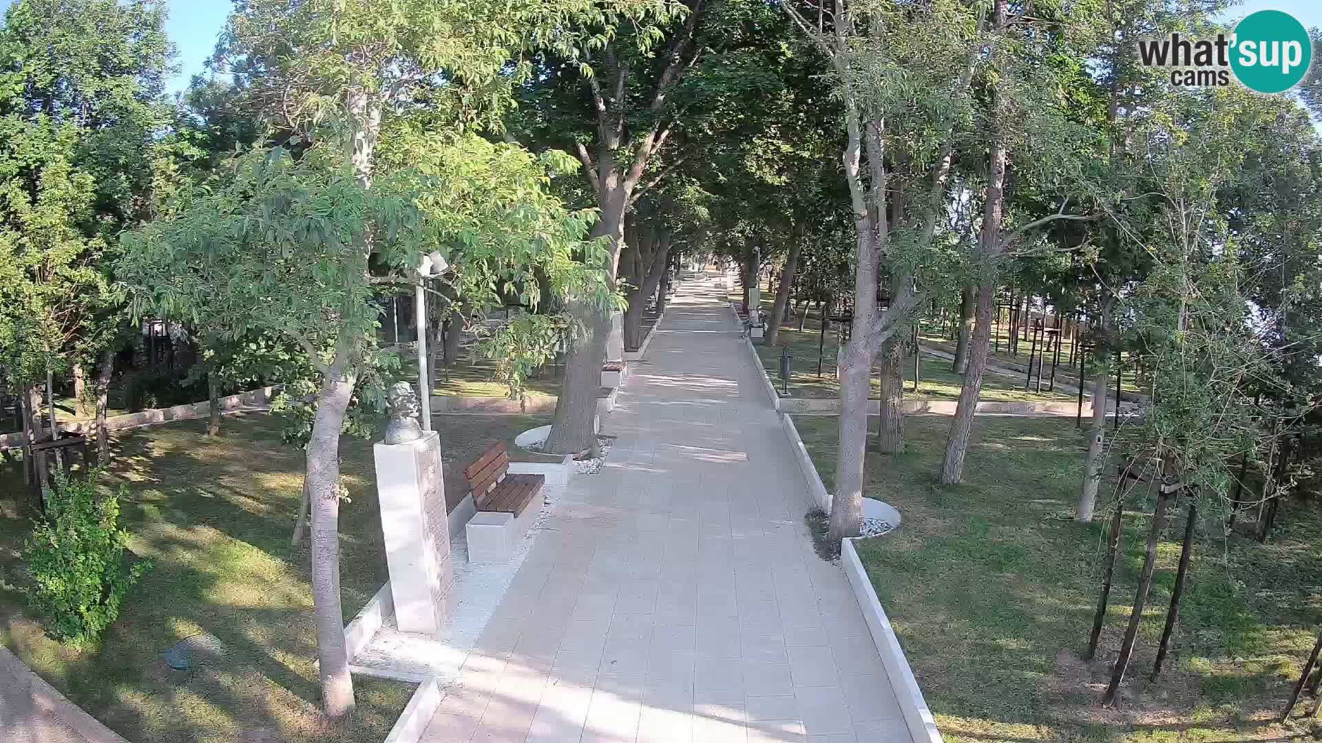 Writers’ Park Webcam Senj – Live by the Sea