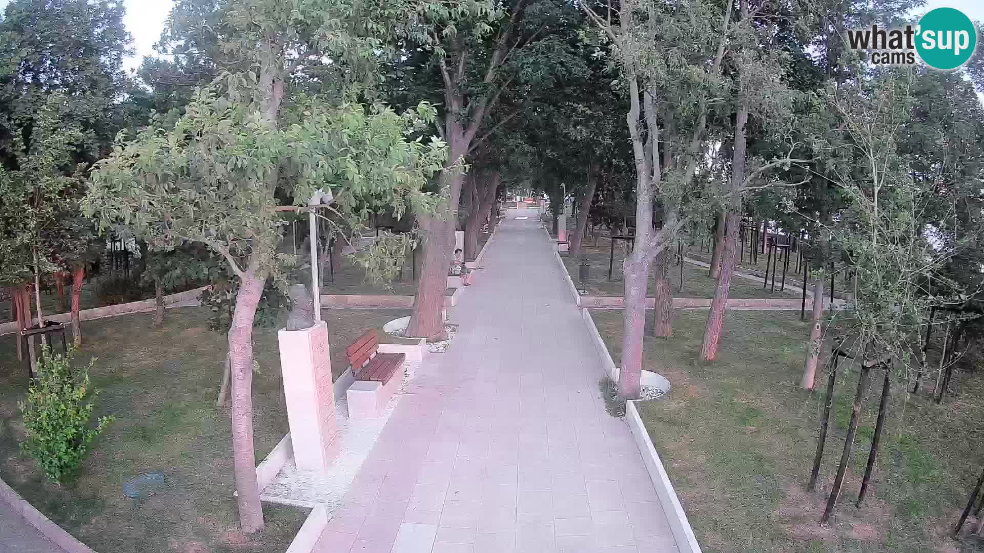 Writers’ Park Webcam Senj – Live by the Sea