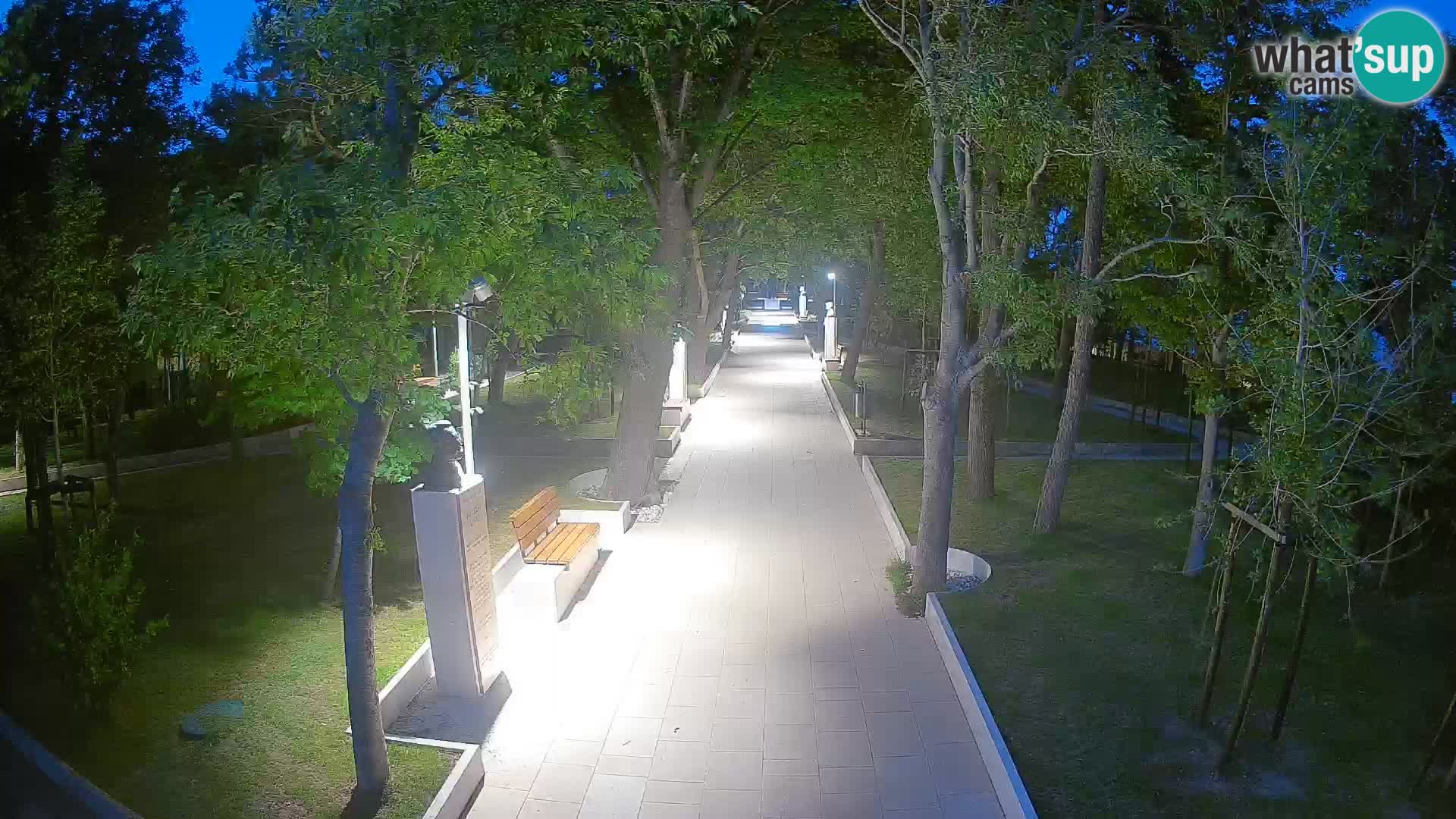 Writers’ Park Webcam Senj – Live by the Sea