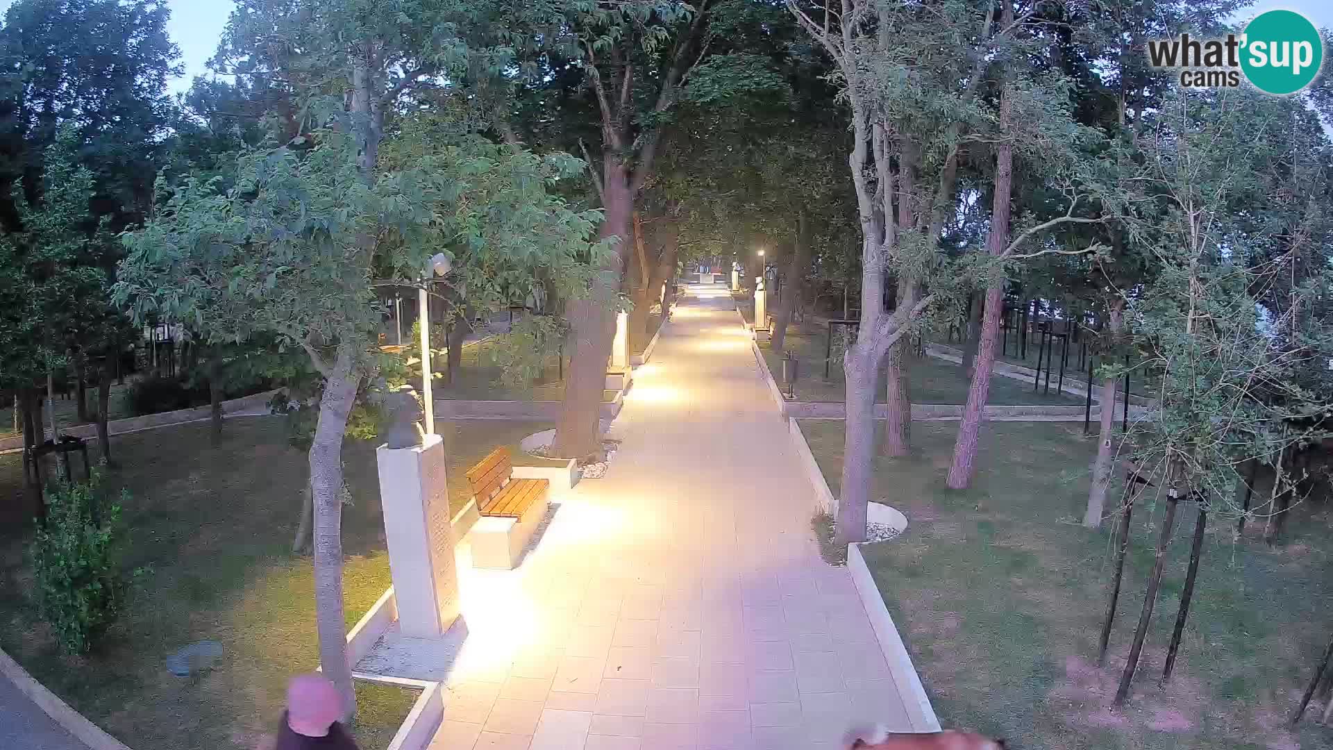 Writers’ Park Webcam Senj – Live by the Sea