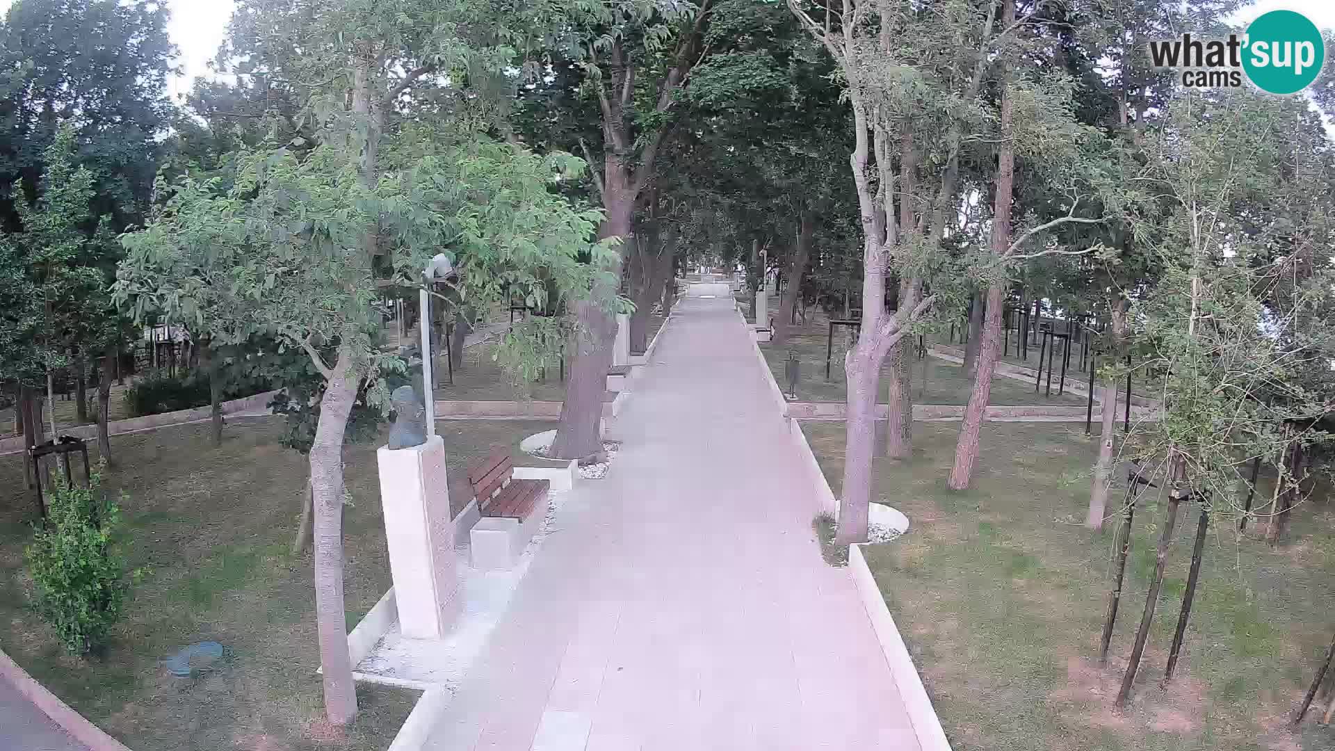 Writers’ Park Webcam Senj – Live by the Sea