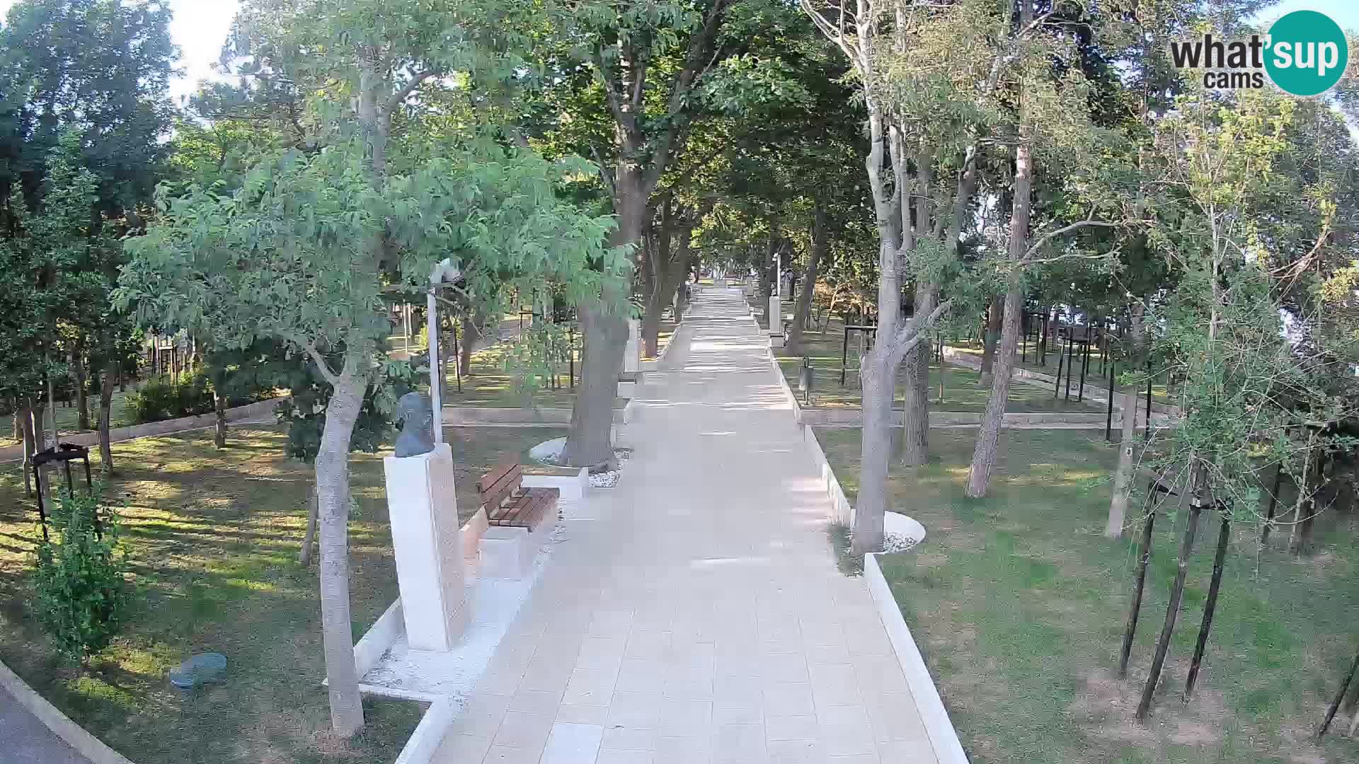 Writers’ Park Webcam Senj – Live by the Sea