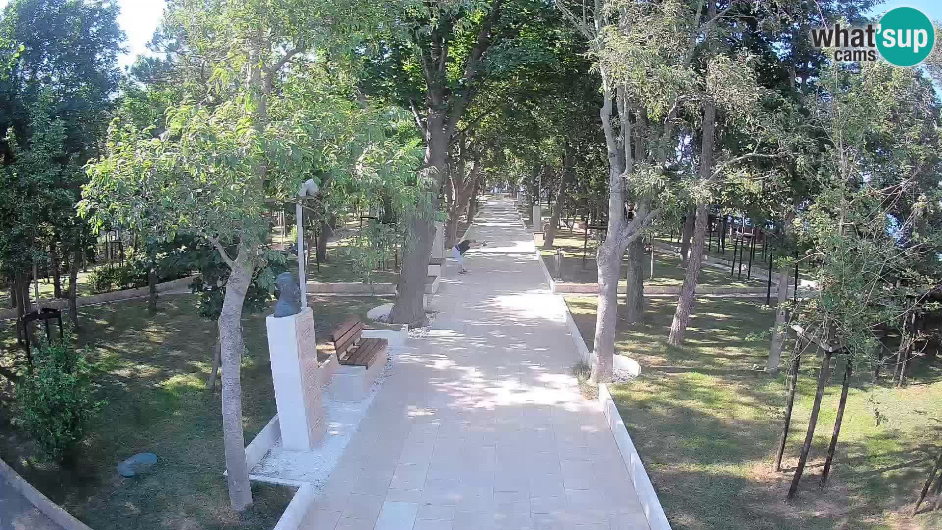 Webcam Schriftstellerpark Senj – Live am Meer