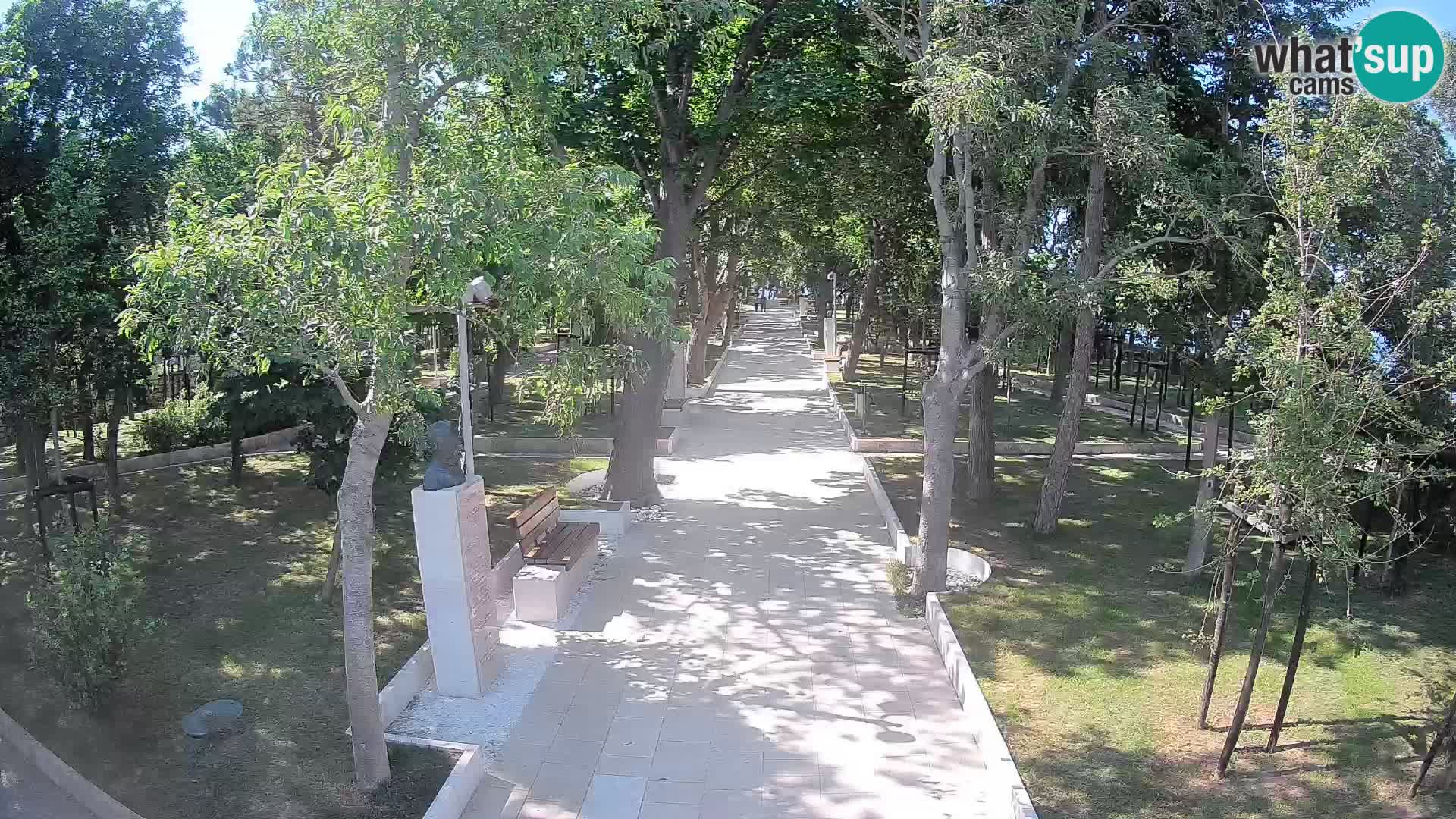 Writers’ Park Webcam Senj – Live by the Sea