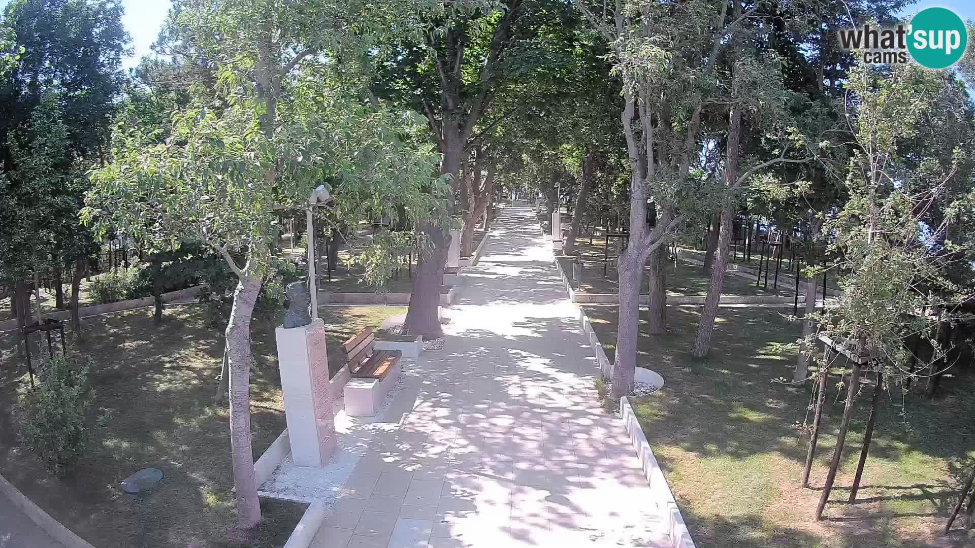 Writers’ Park Webcam Senj – Live by the Sea