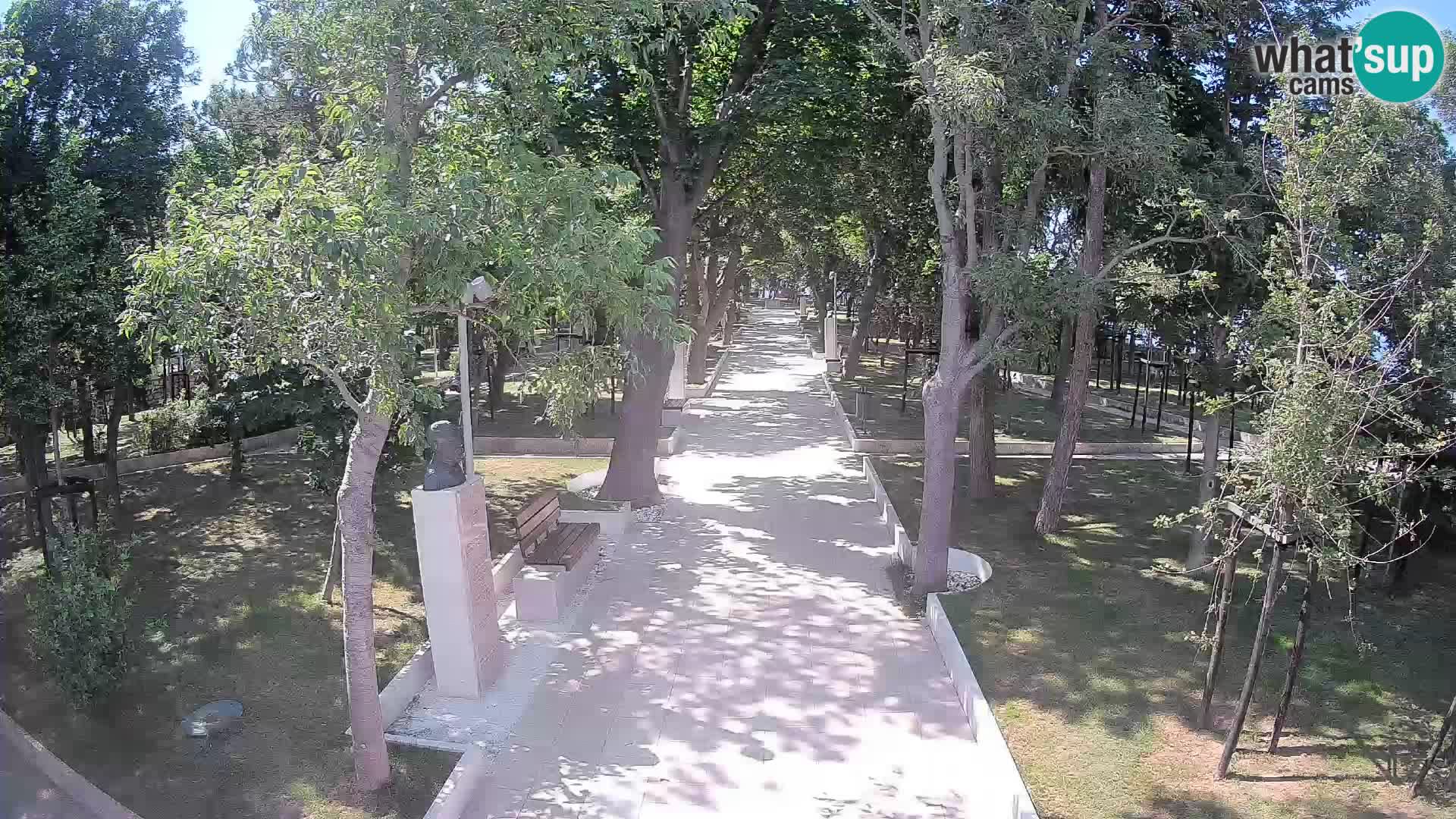 Writers’ Park Webcam Senj – Live by the Sea