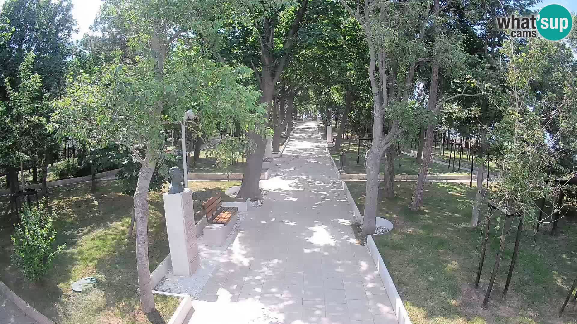 Writers’ Park Webcam Senj – Live by the Sea