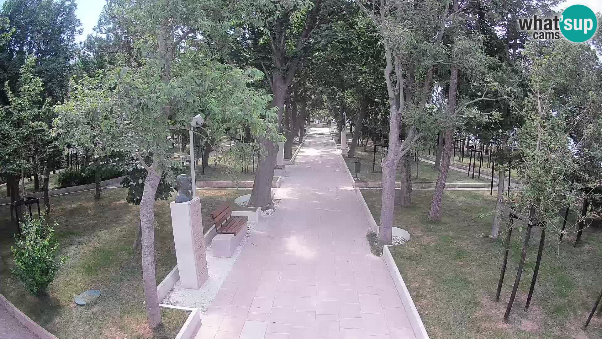 Writers’ Park Webcam Senj – Live by the Sea