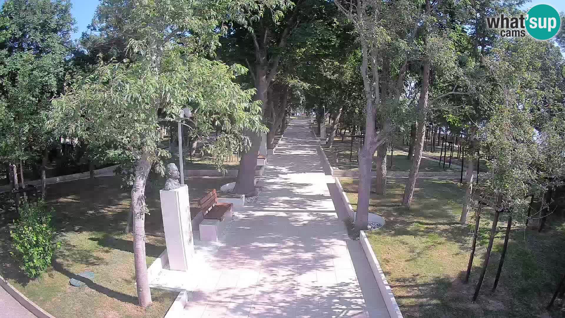 Webcam Schriftstellerpark Senj – Live am Meer