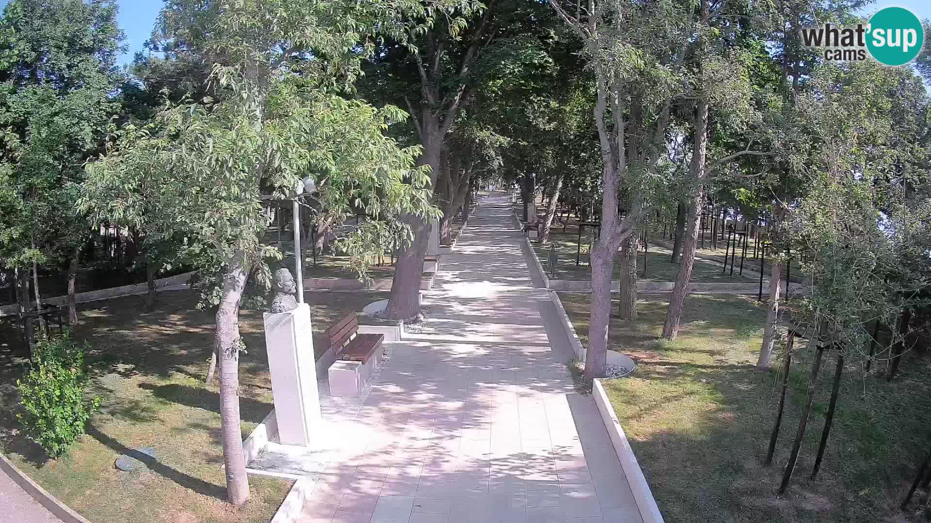 Writers’ Park Webcam Senj – Live by the Sea