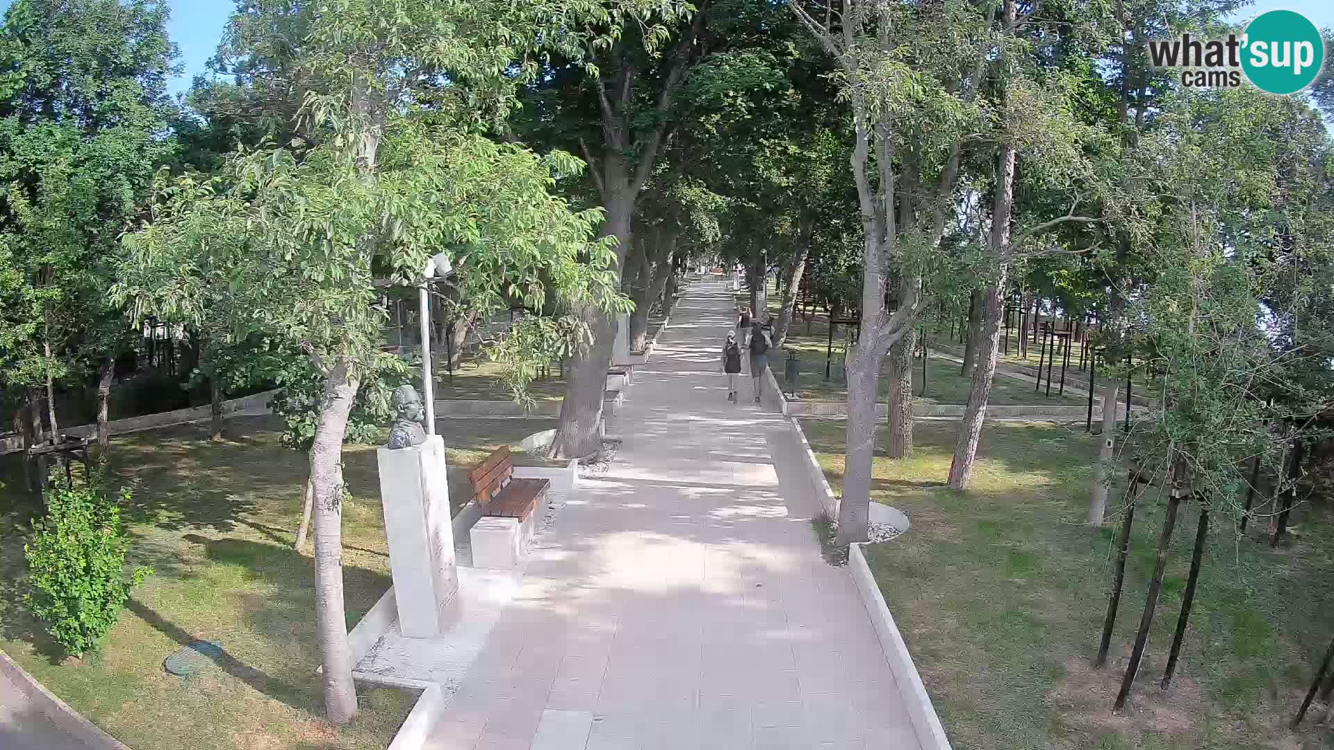Writers’ Park Webcam Senj – Live by the Sea