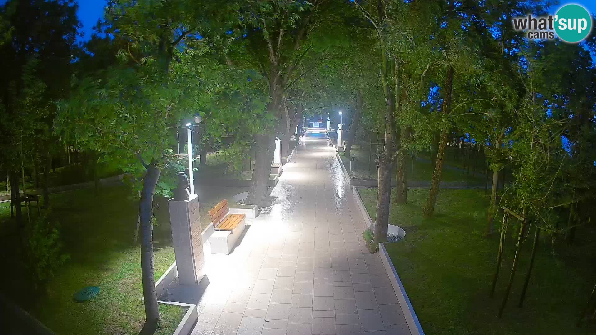 Writers’ Park Webcam Senj – Live by the Sea