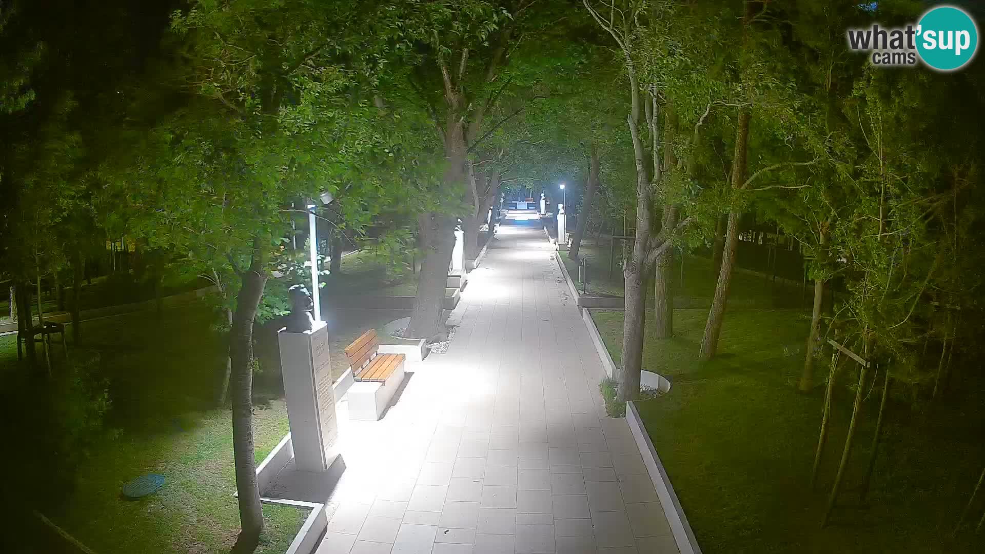 Writers’ Park Webcam Senj – Live by the Sea