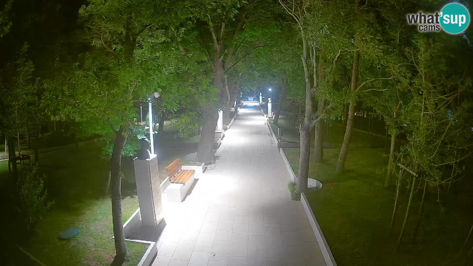 Writers’ Park Webcam Senj – Live by the Sea