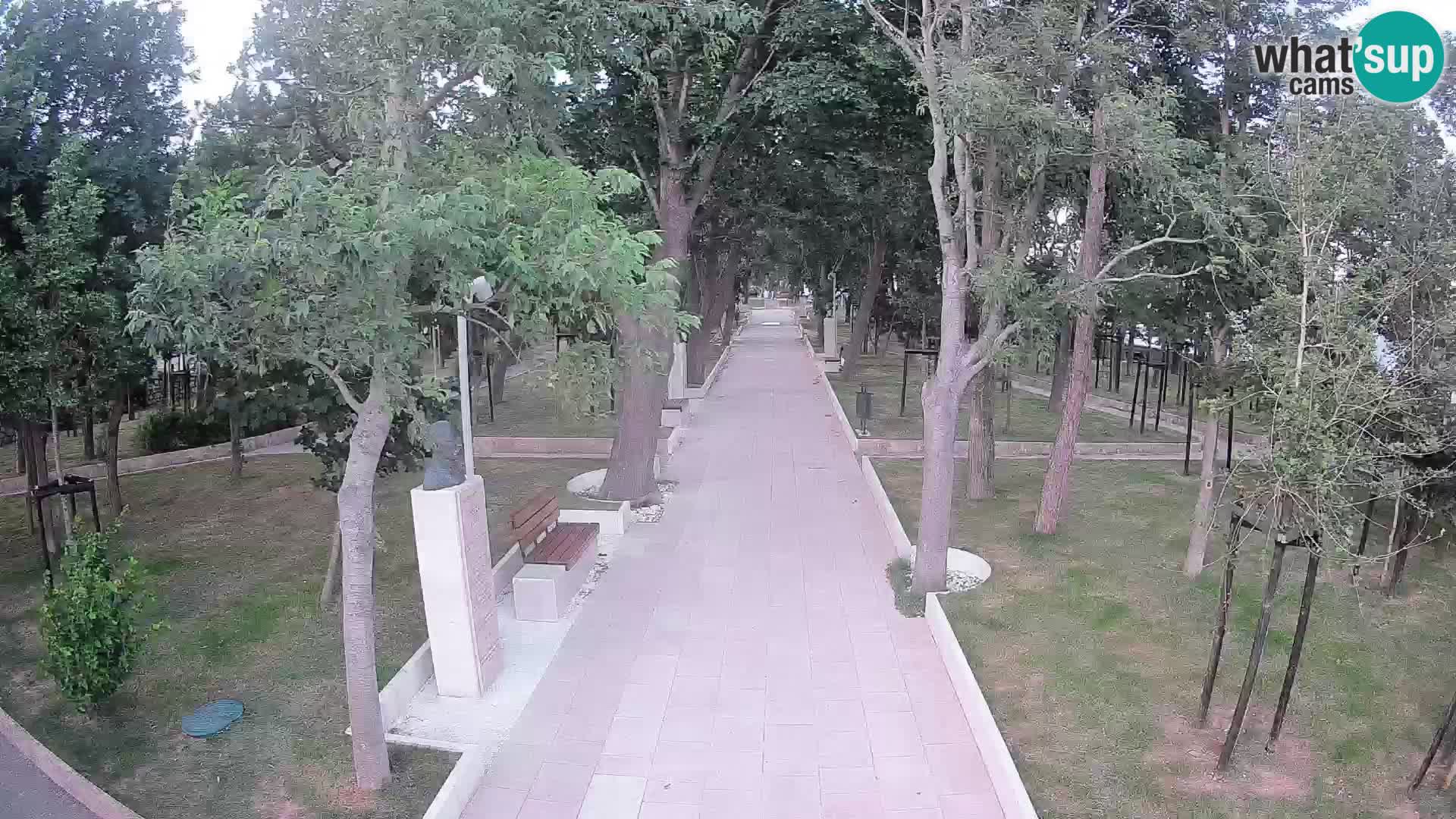 Writers’ Park Webcam Senj – Live by the Sea