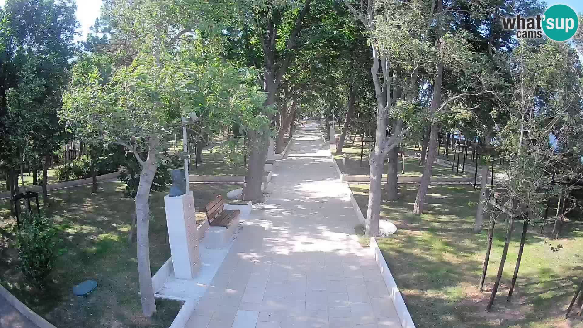 Writers’ Park Webcam Senj – Live by the Sea
