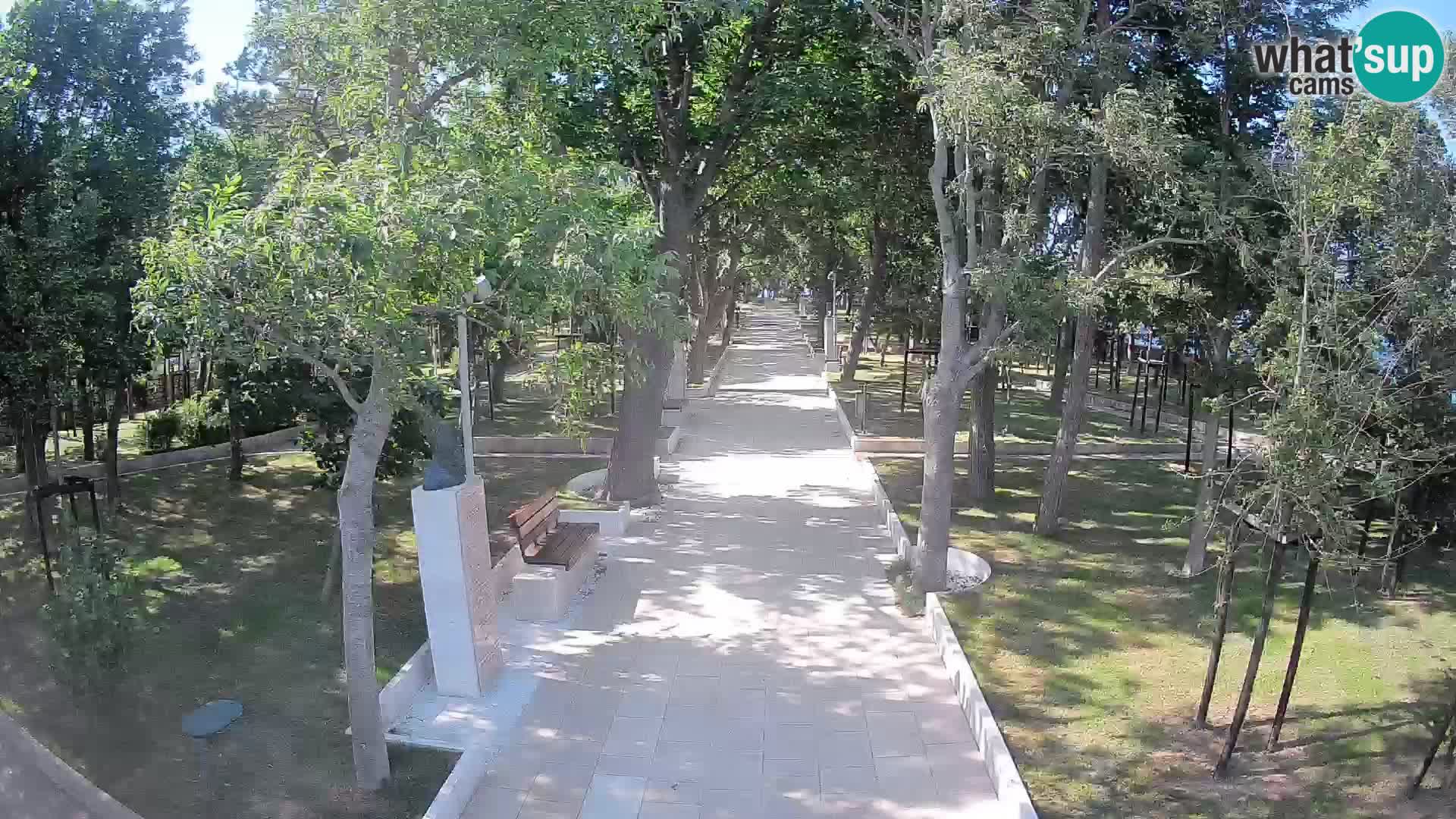 Writers’ Park Webcam Senj – Live by the Sea