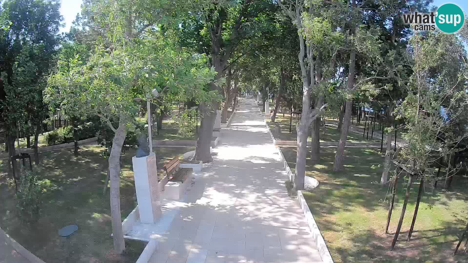 Webcam Schriftstellerpark Senj – Live am Meer