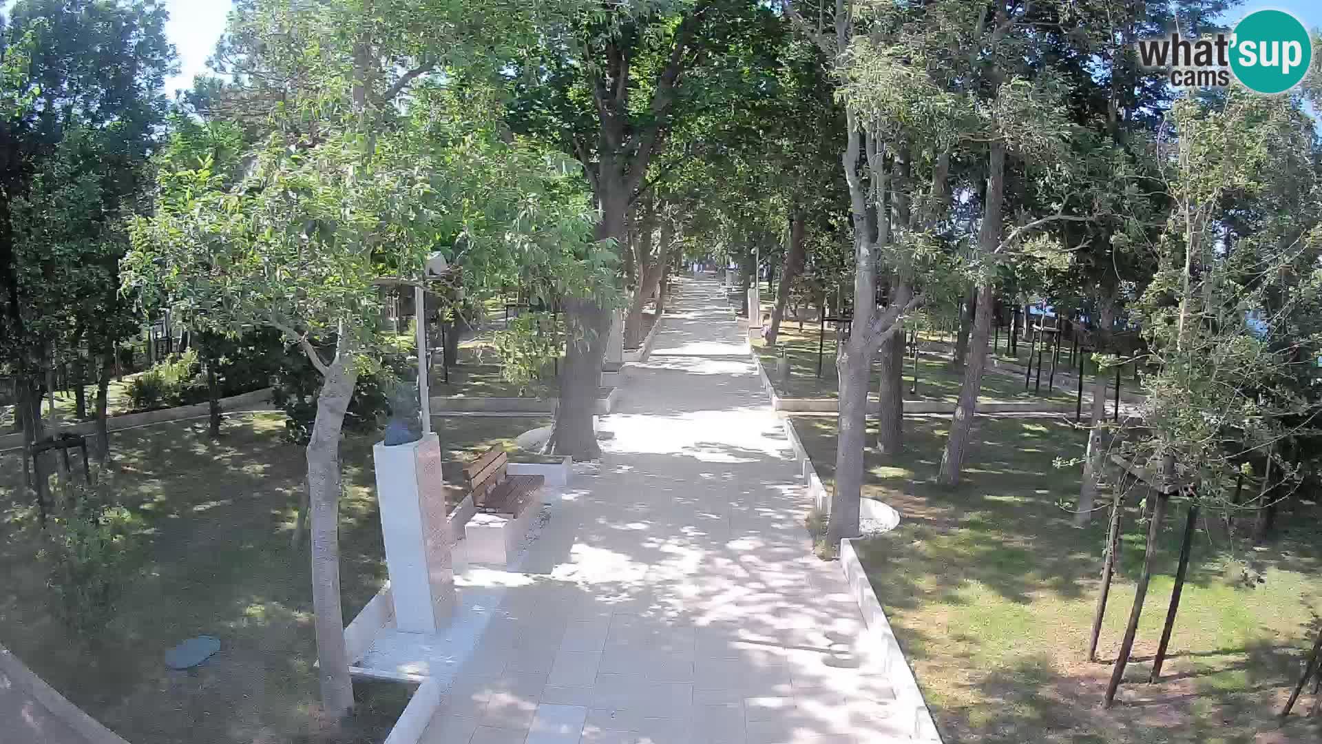 Writers’ Park Webcam Senj – Live by the Sea