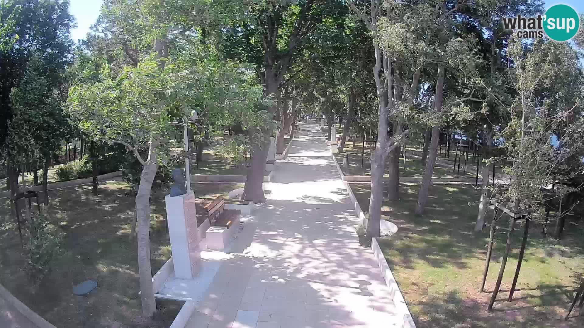 Writers’ Park Webcam Senj – Live by the Sea
