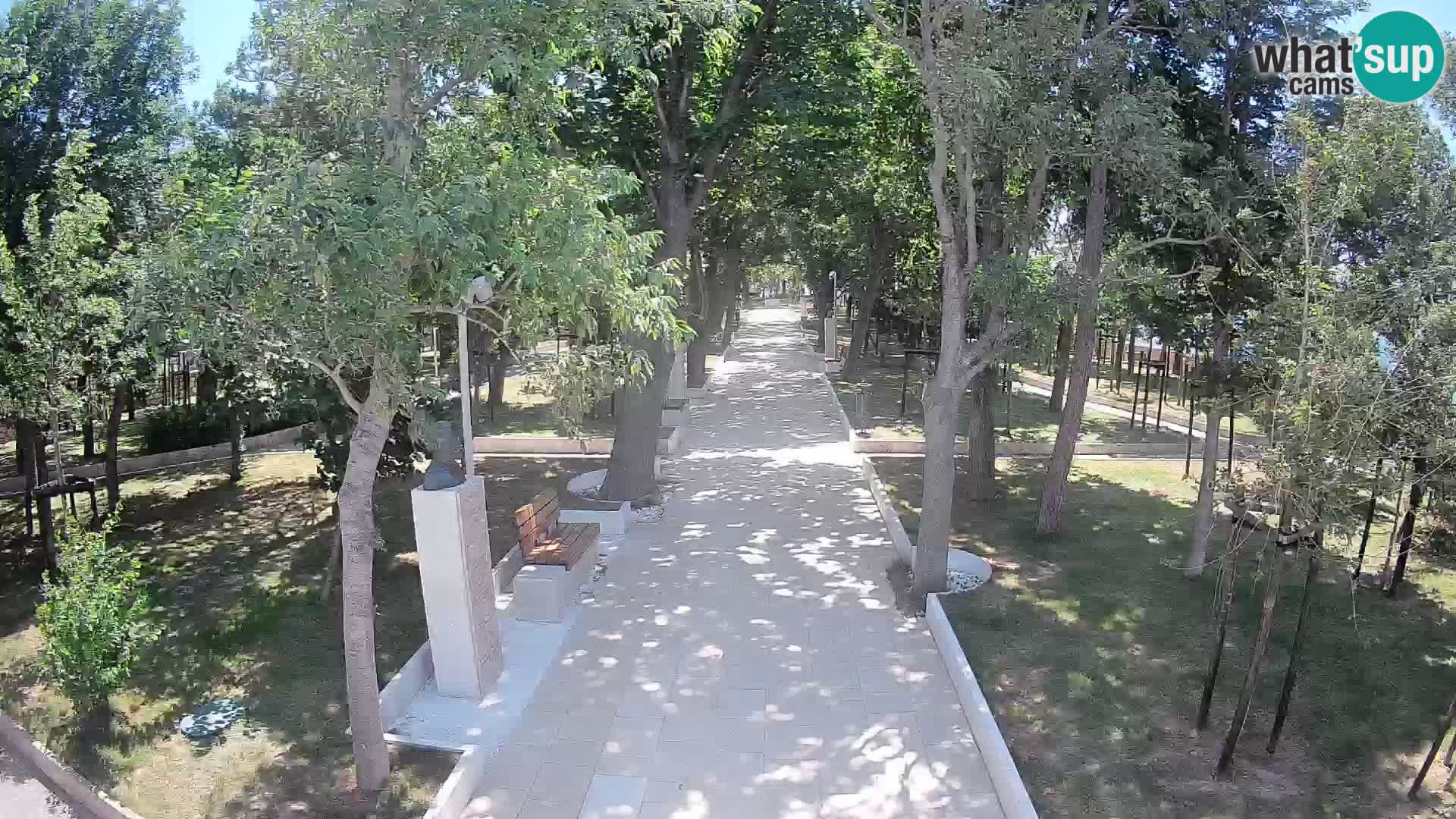 Writers’ Park Webcam Senj – Live by the Sea