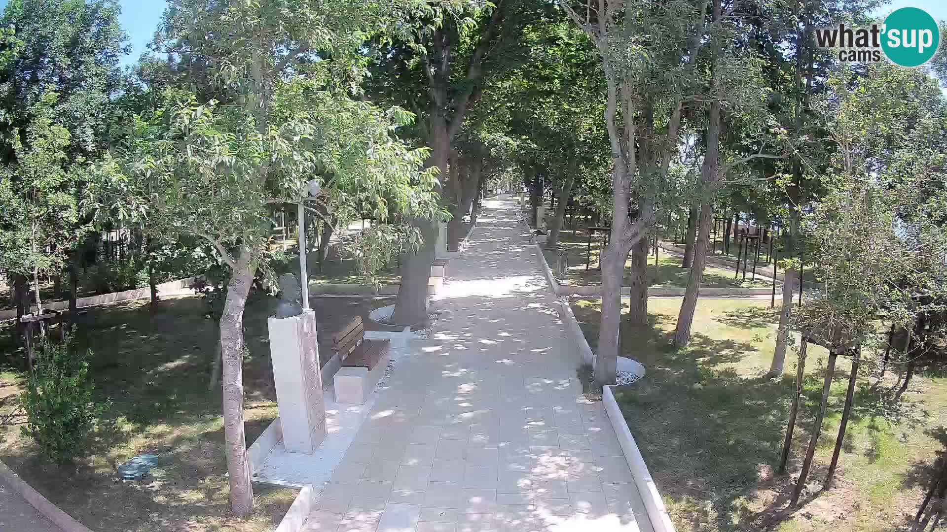 Writers’ Park Webcam Senj – Live by the Sea