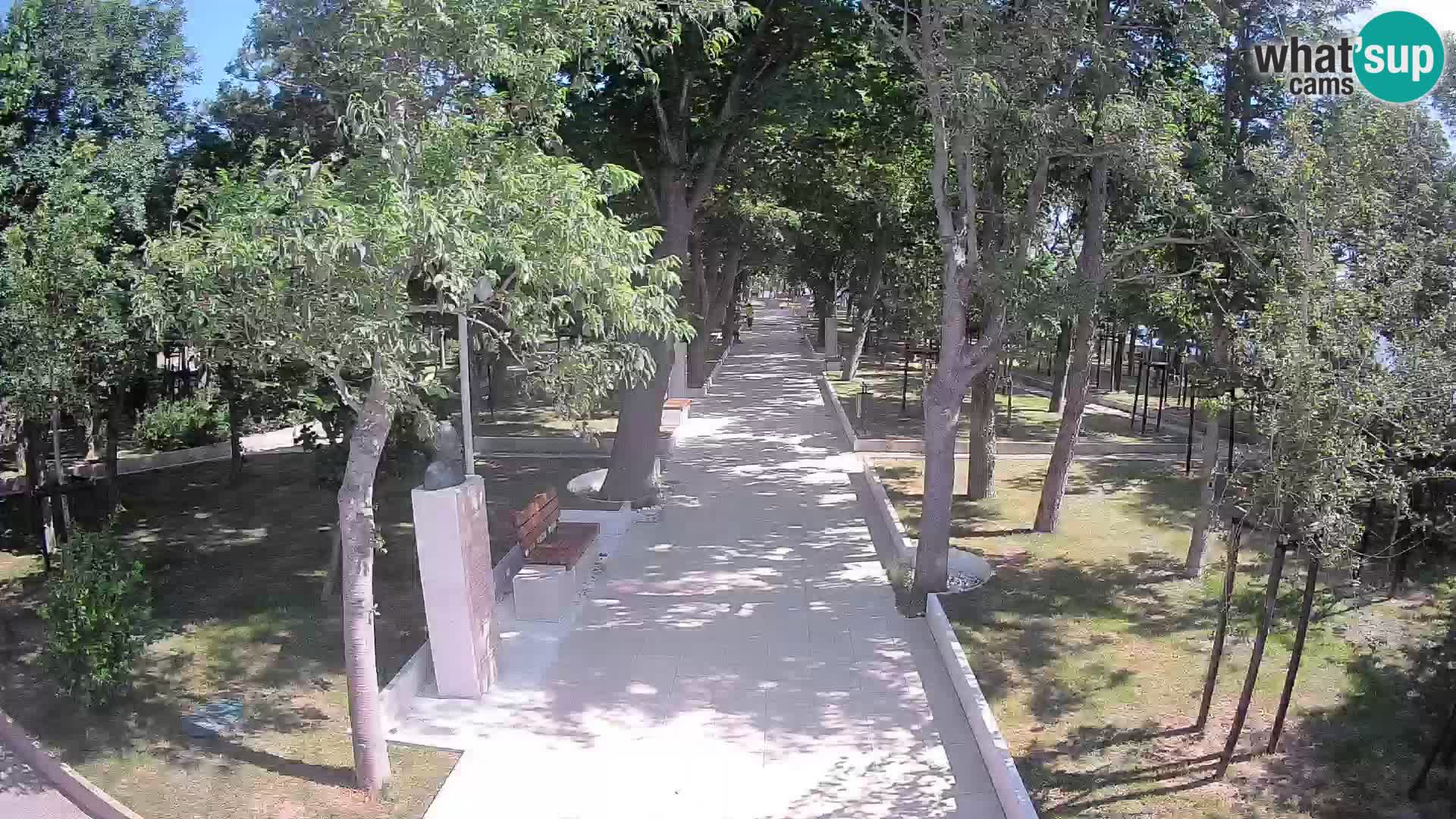 Writers’ Park Webcam Senj – Live by the Sea