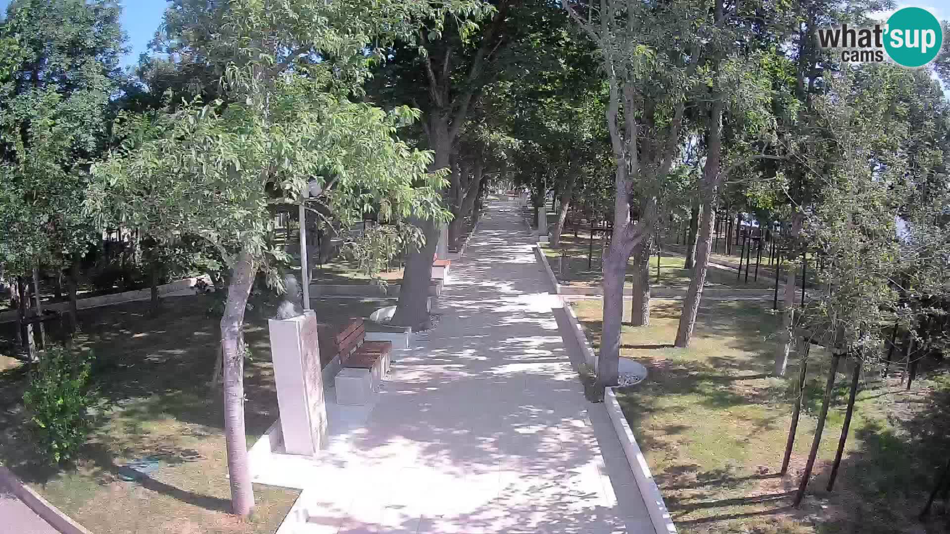 Writers’ Park Webcam Senj – Live by the Sea