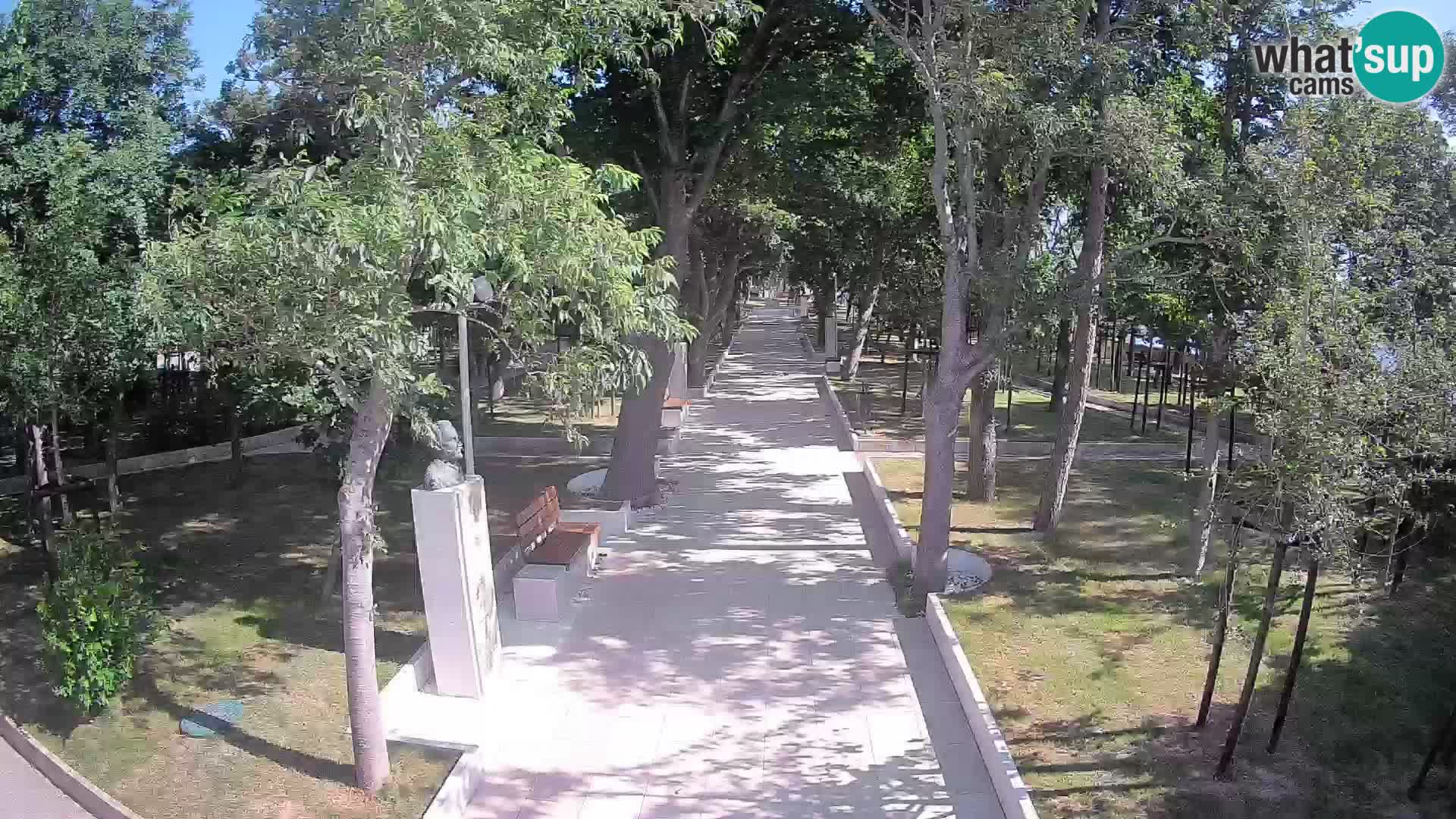 Webcam Schriftstellerpark Senj – Live am Meer