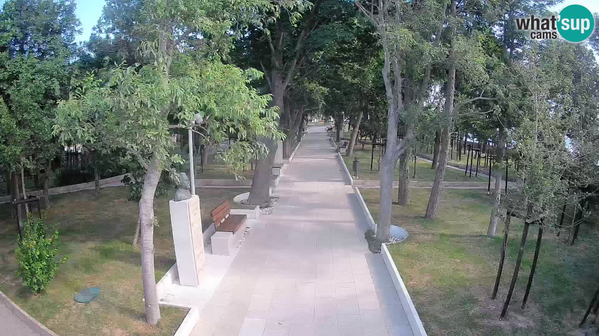 Writers’ Park Webcam Senj – Live by the Sea