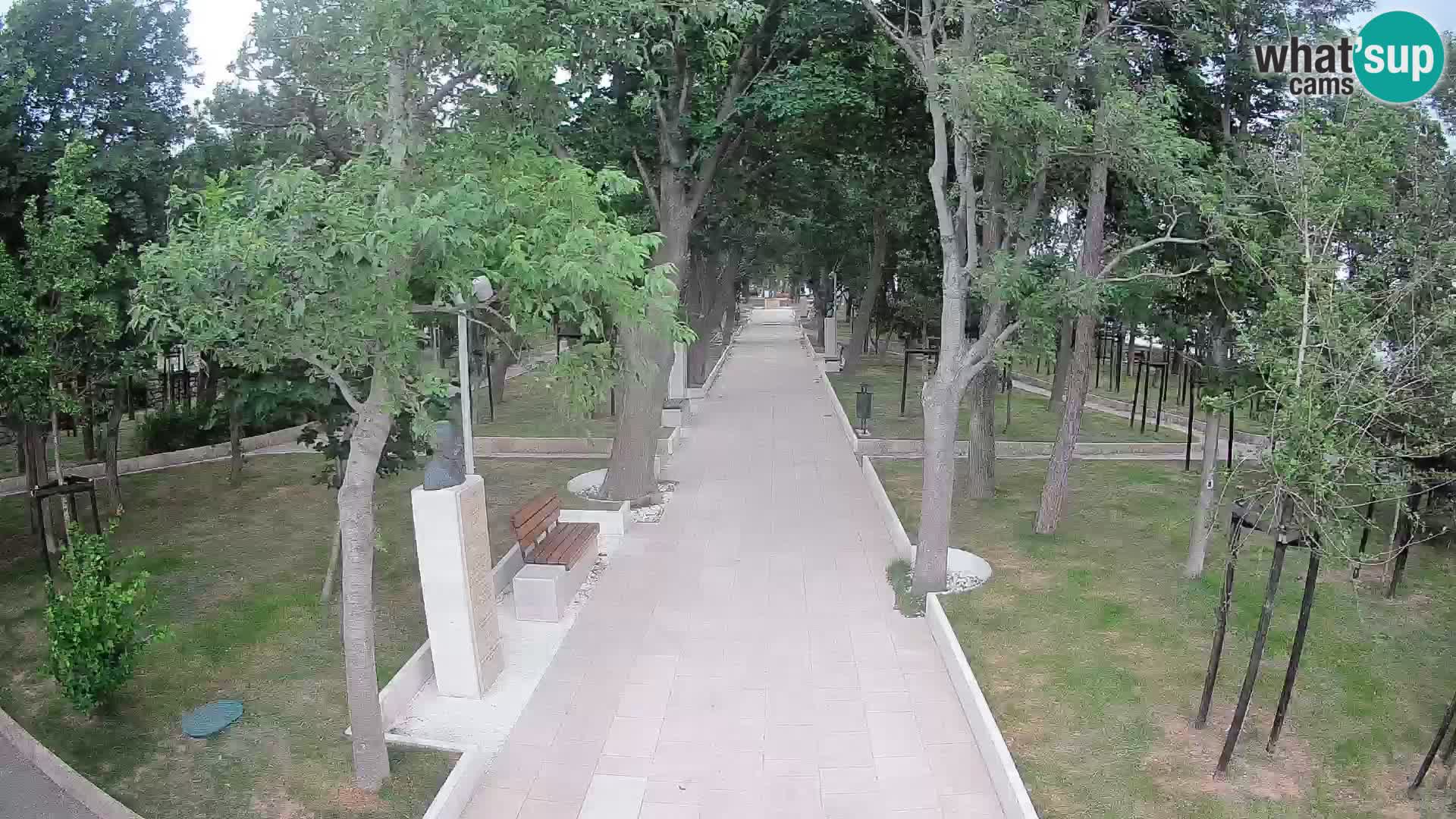 Webcam Schriftstellerpark Senj – Live am Meer