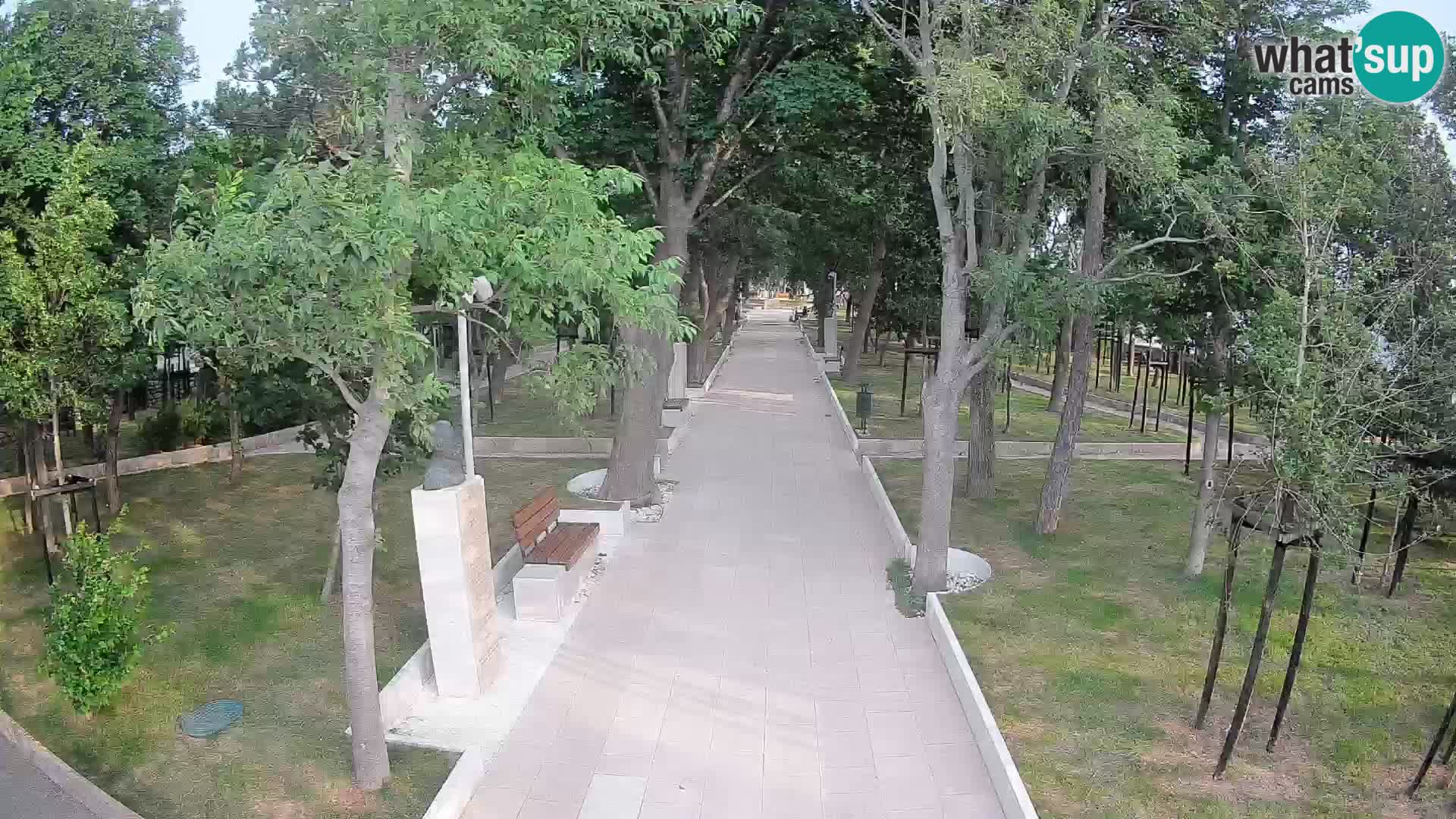 Writers’ Park Webcam Senj – Live by the Sea