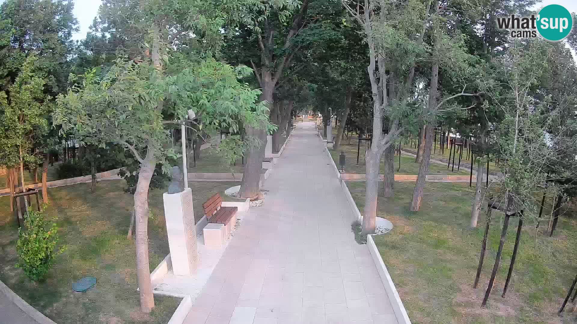 Webcam Schriftstellerpark Senj – Live am Meer
