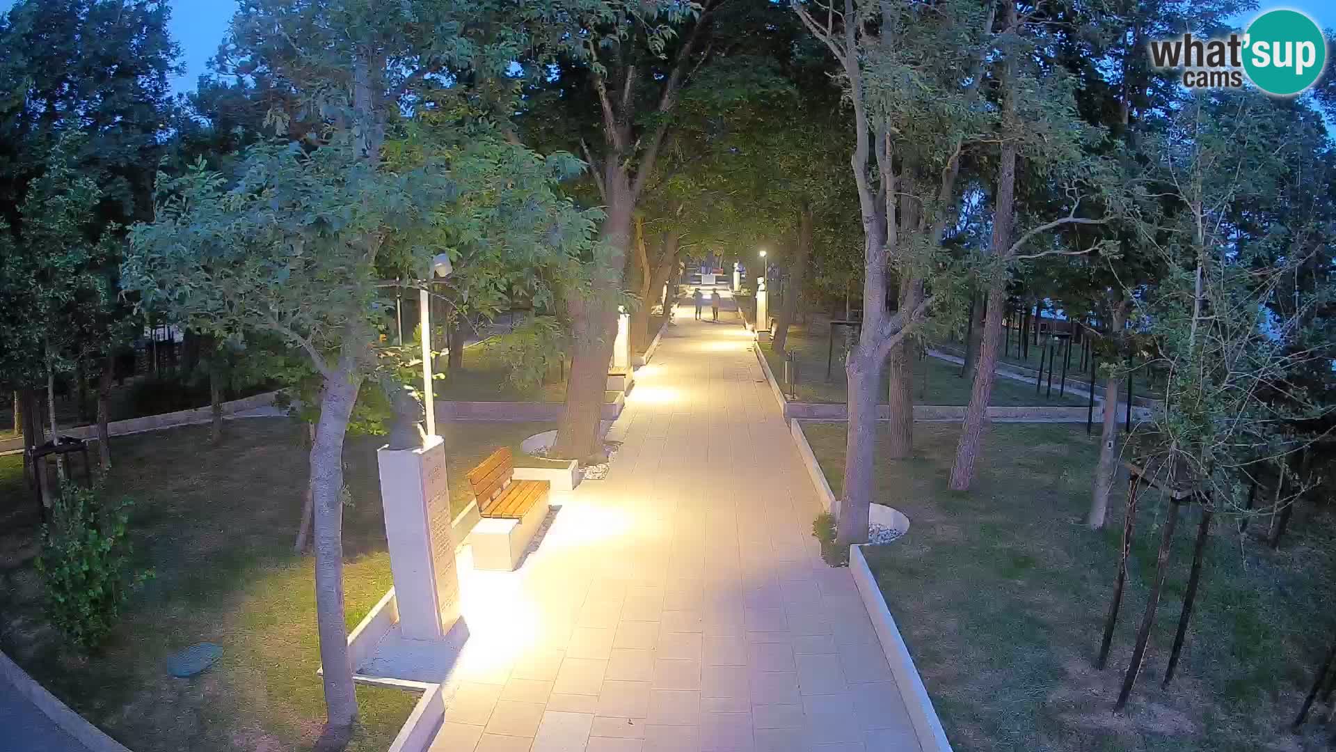 Webcam Schriftstellerpark Senj – Live am Meer