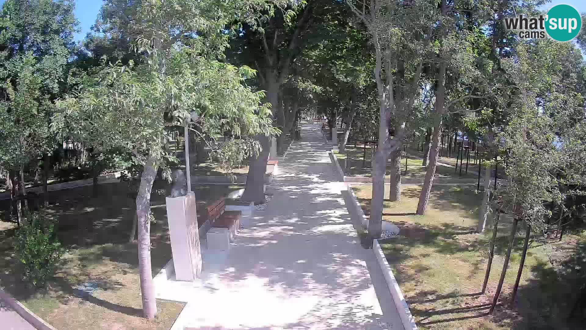 Writers’ Park Webcam Senj – Live by the Sea