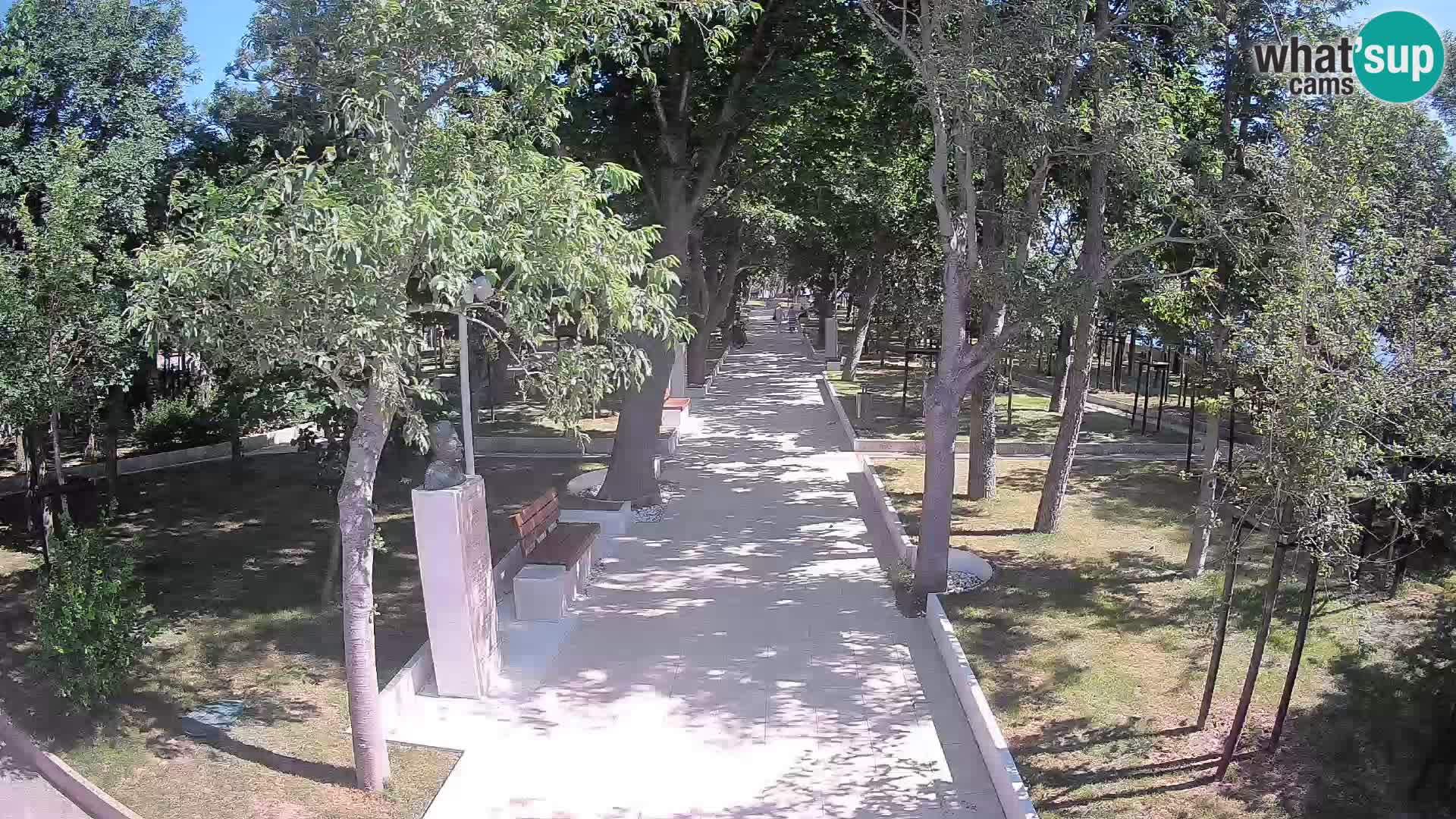 Webcam Schriftstellerpark Senj – Live am Meer
