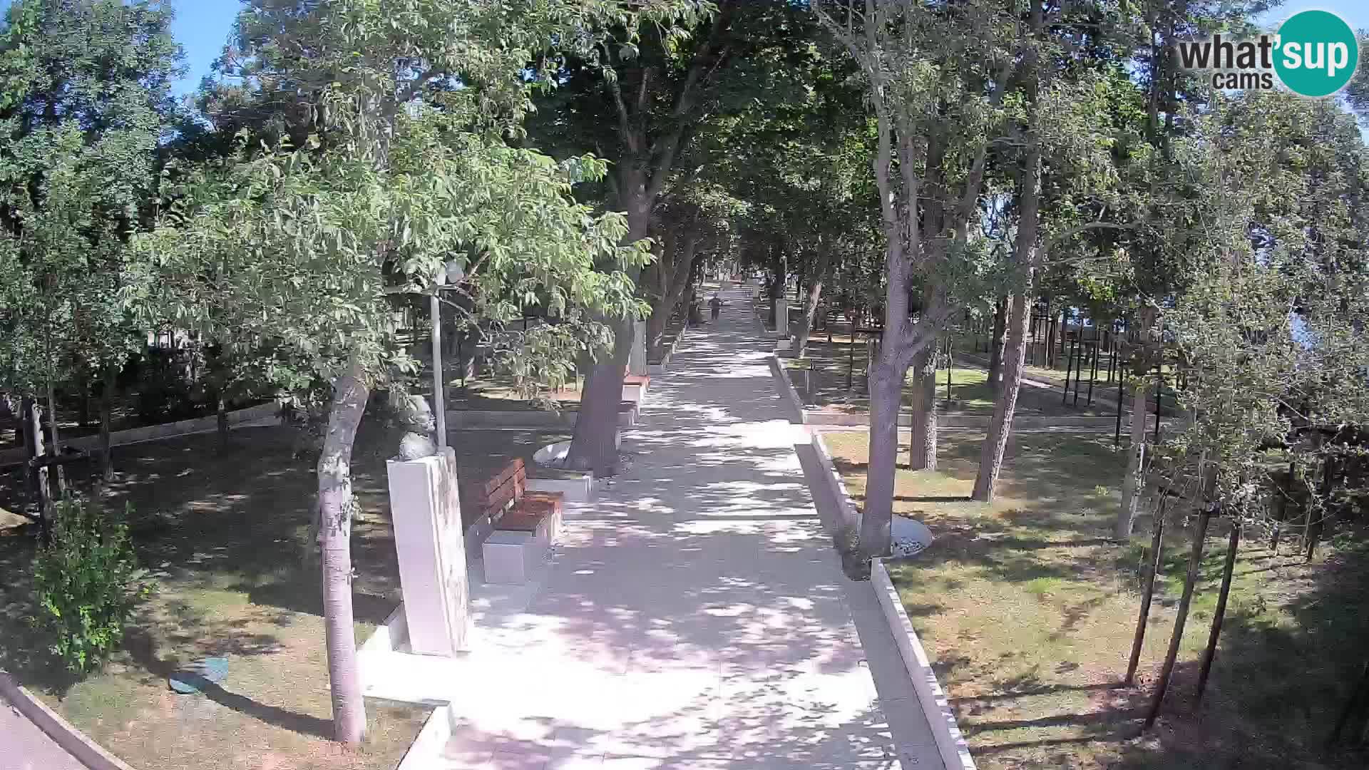 Writers’ Park Webcam Senj – Live by the Sea