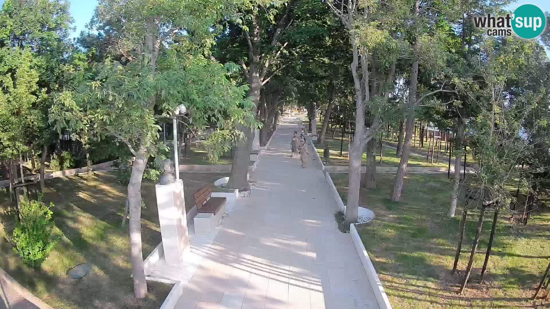Writers’ Park Webcam Senj – Live by the Sea
