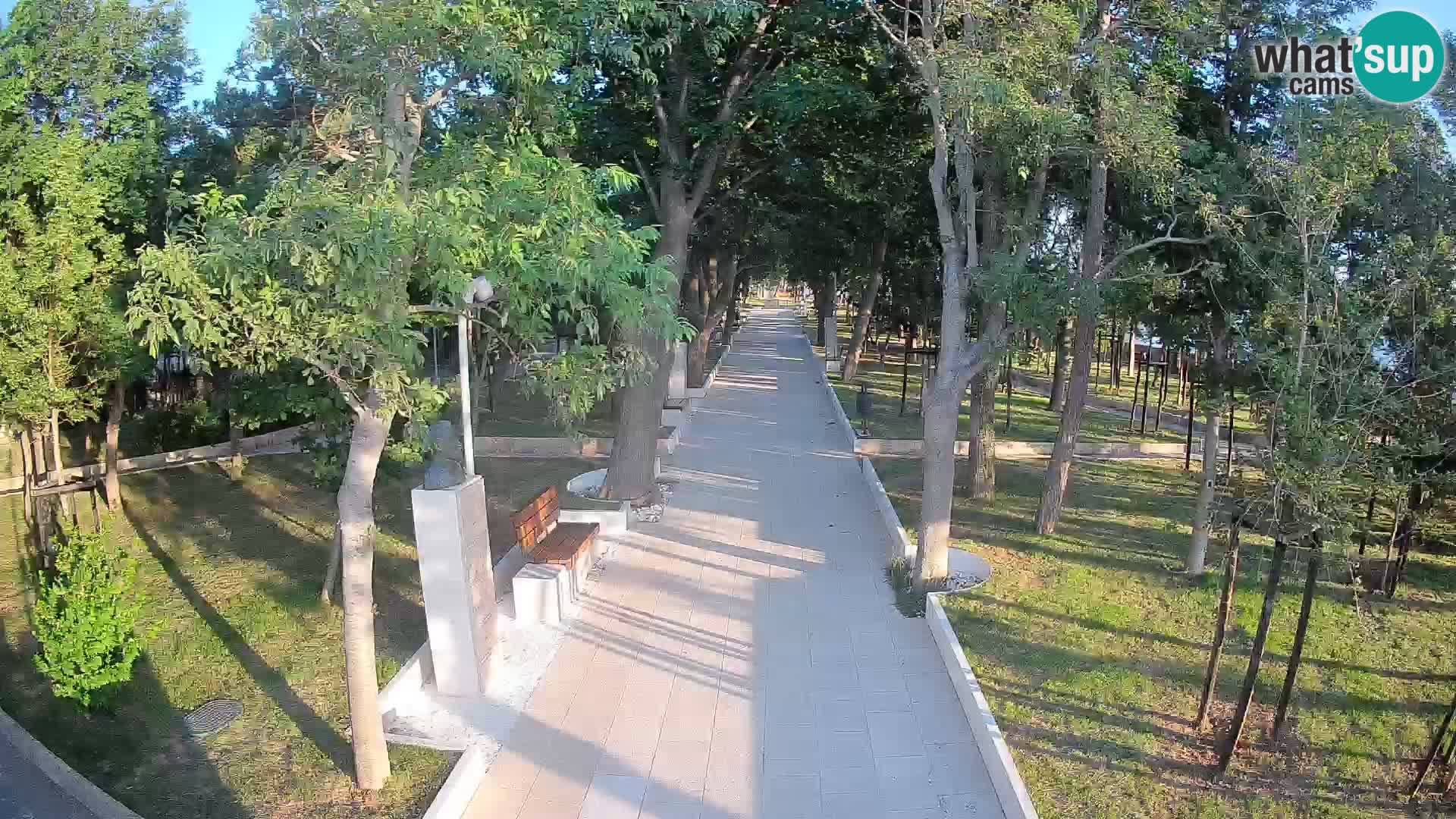 Writers’ Park Webcam Senj – Live by the Sea