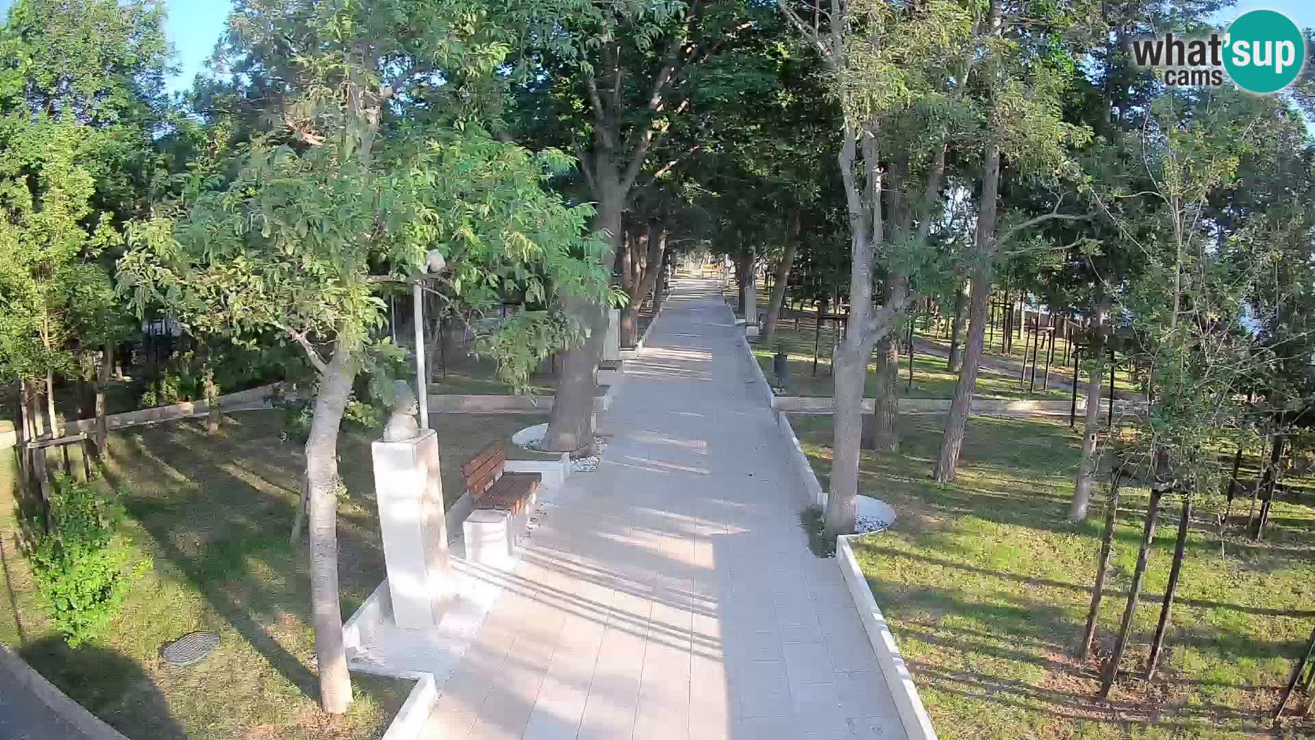 Writers’ Park Webcam Senj – Live by the Sea
